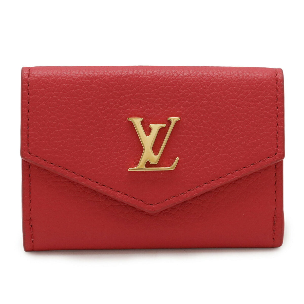 Louis Vuitton Fuchsia Fuchsia Pink Leather Wallet (Tri-Fold) (Pre-Owned)