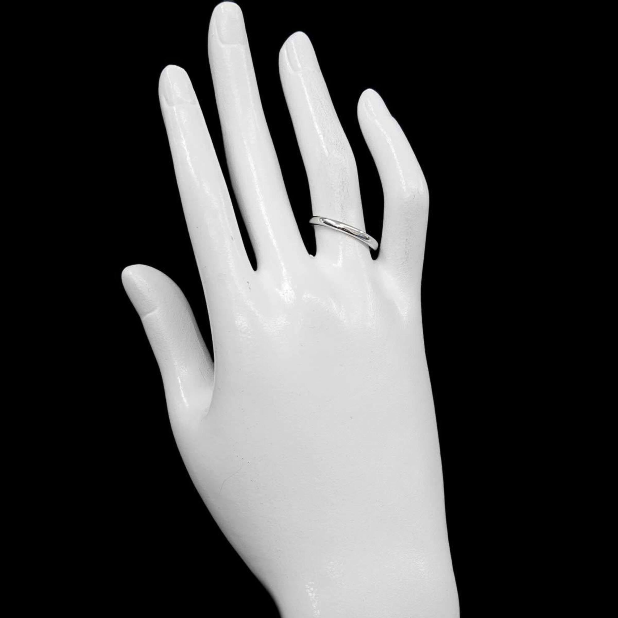 Tiffany Platinum Platinum 950 Band Ring (Pre-Owned)
