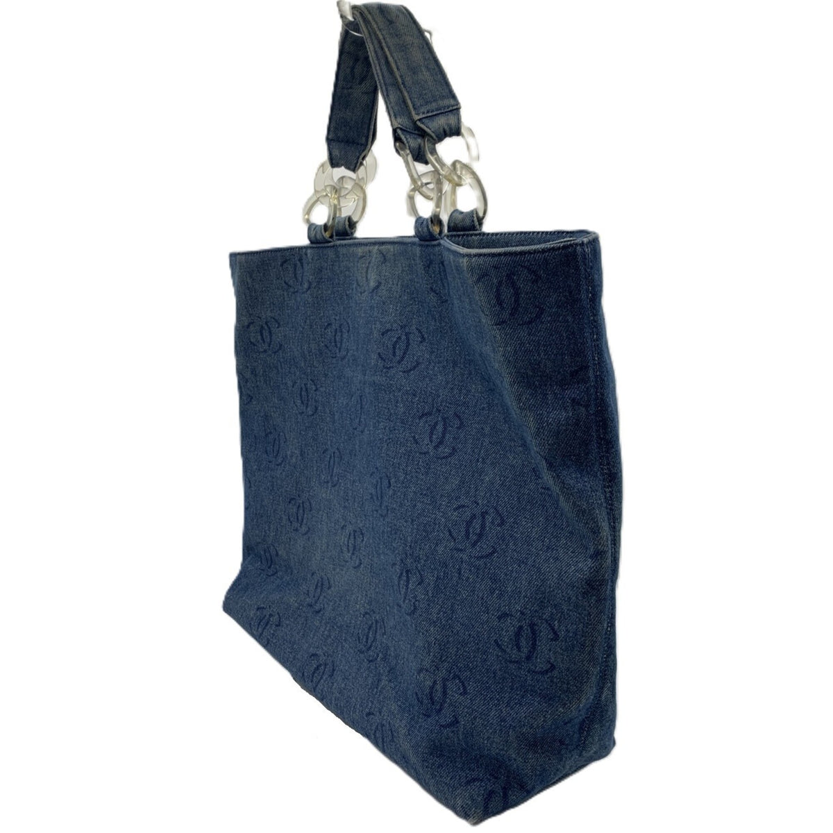 Chanel Denim Denim Tote Bag (Pre-Owned)