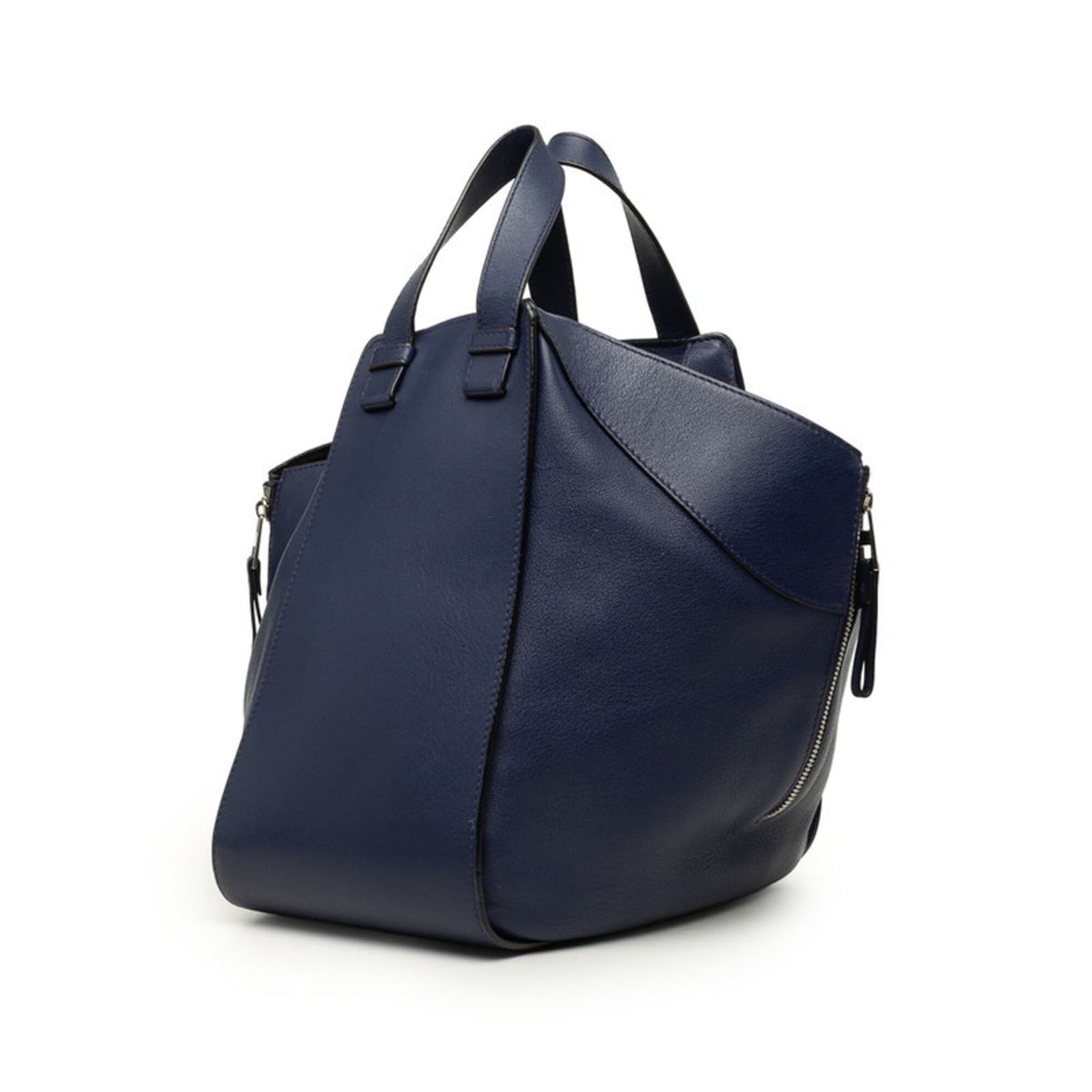 Loewe Blue Leather Handbag Shoulder Bag (Pre-Owned)