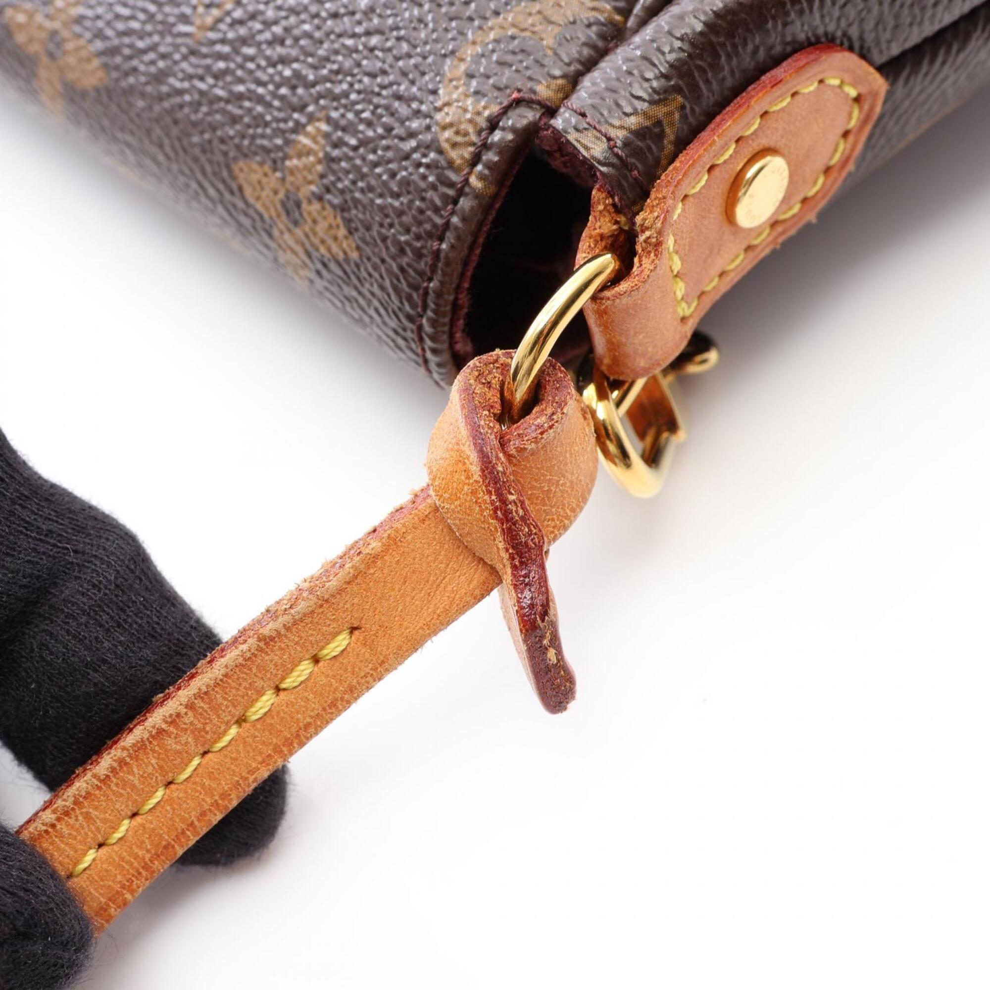 Louis Vuitton Brown Coated Canvas Pvc Leather Handbag (Pre-Owned)