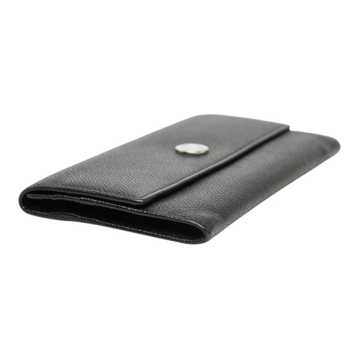 Bvlgari Black Leather Wallet (Bi-Fold) (Pre-Owned)