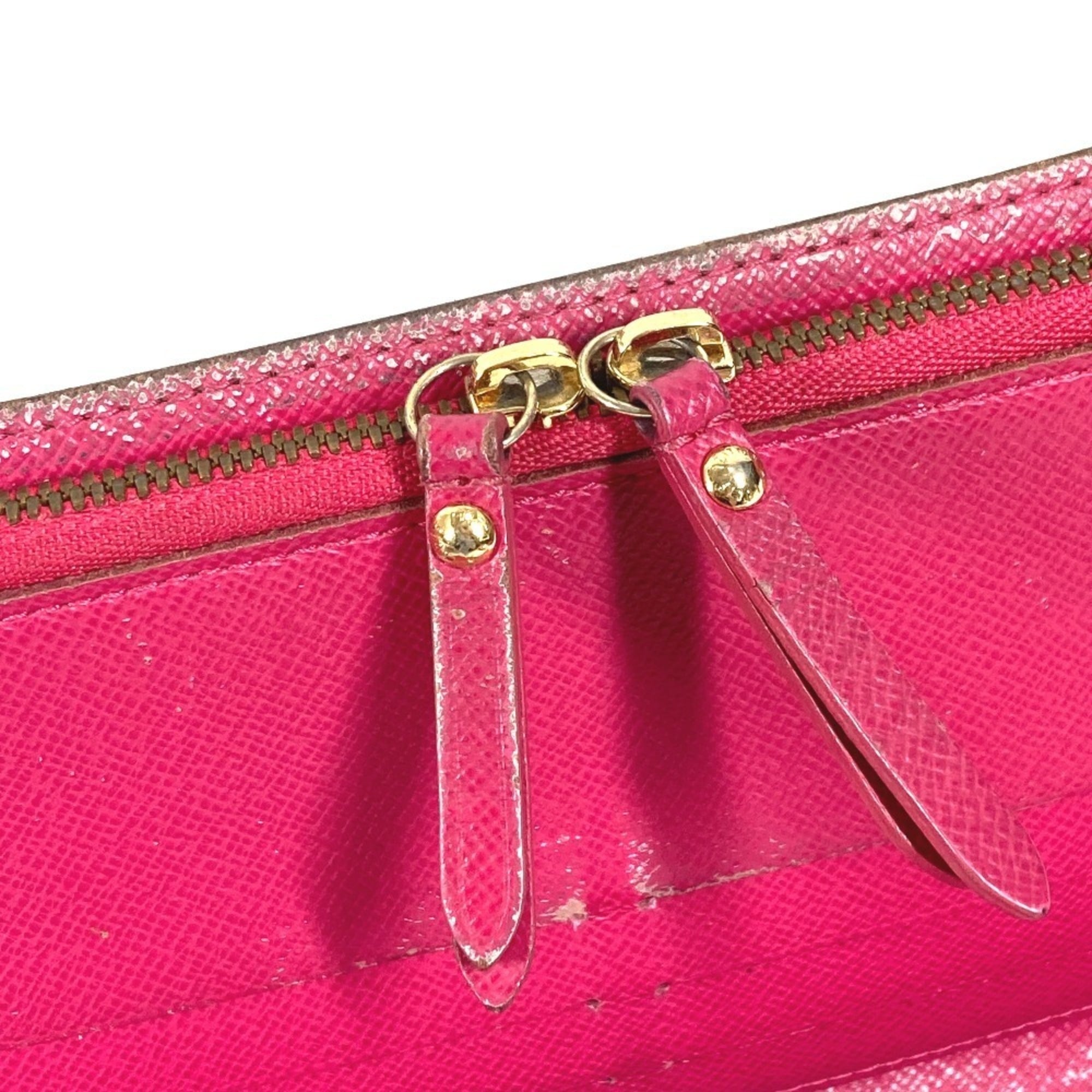 Louis Vuitton Black Pink Monogram Multicolore Long Wallet (Bi-Fold) (Pre-Owned)