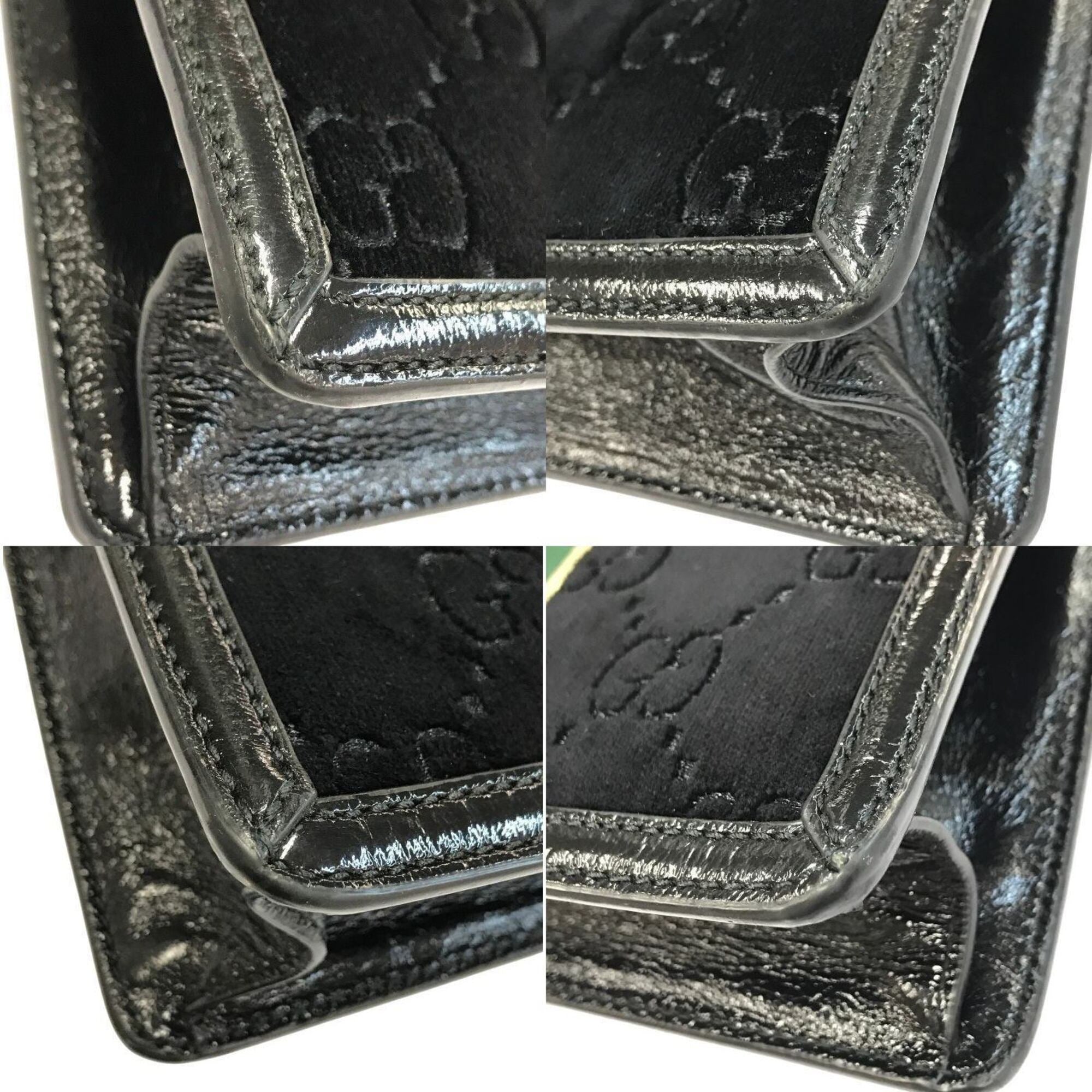 Gucci Black Leather Shoulder Bag (Pre-Owned)