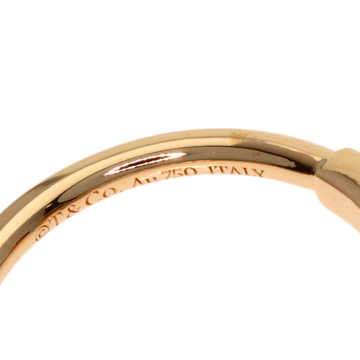 Tiffany Pink Gold (18K) Band Ring (Pre-Owned)