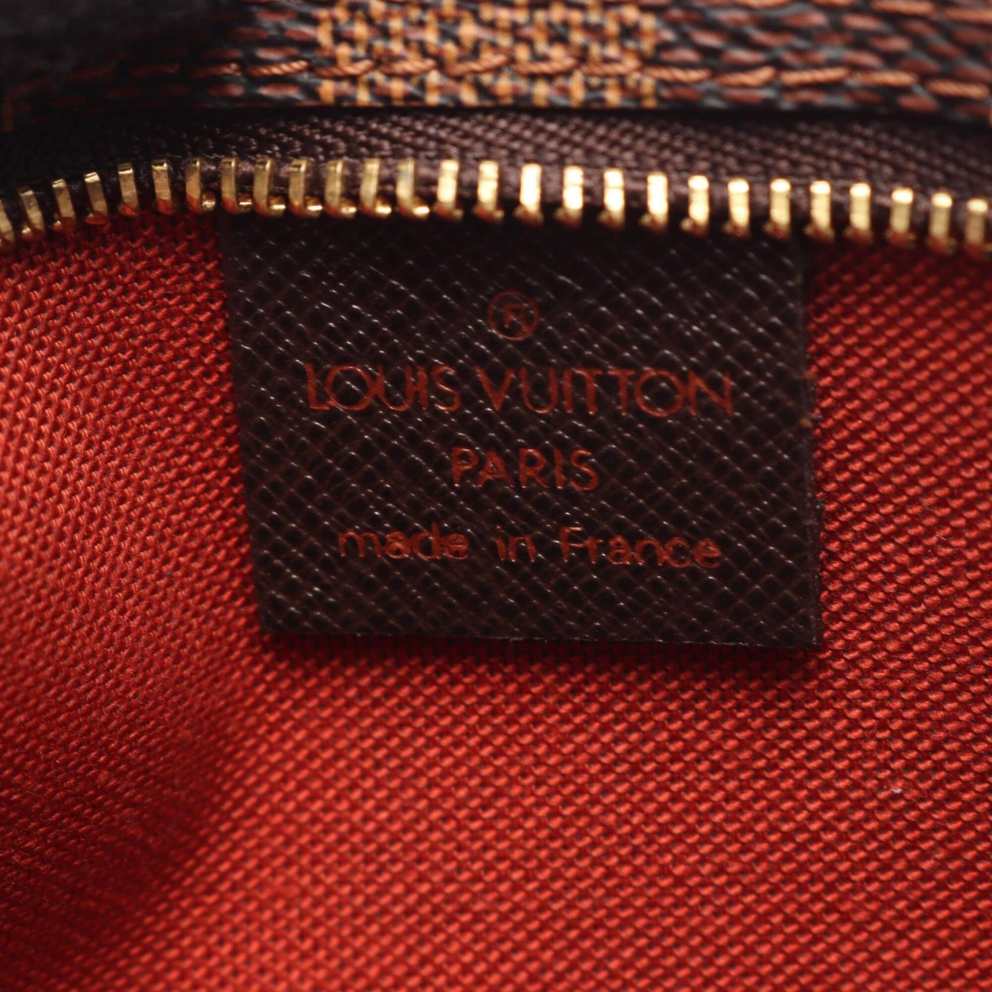 Louis Vuitton Brown Coated Canvas Pvc Leather Handbag (Pre-Owned)