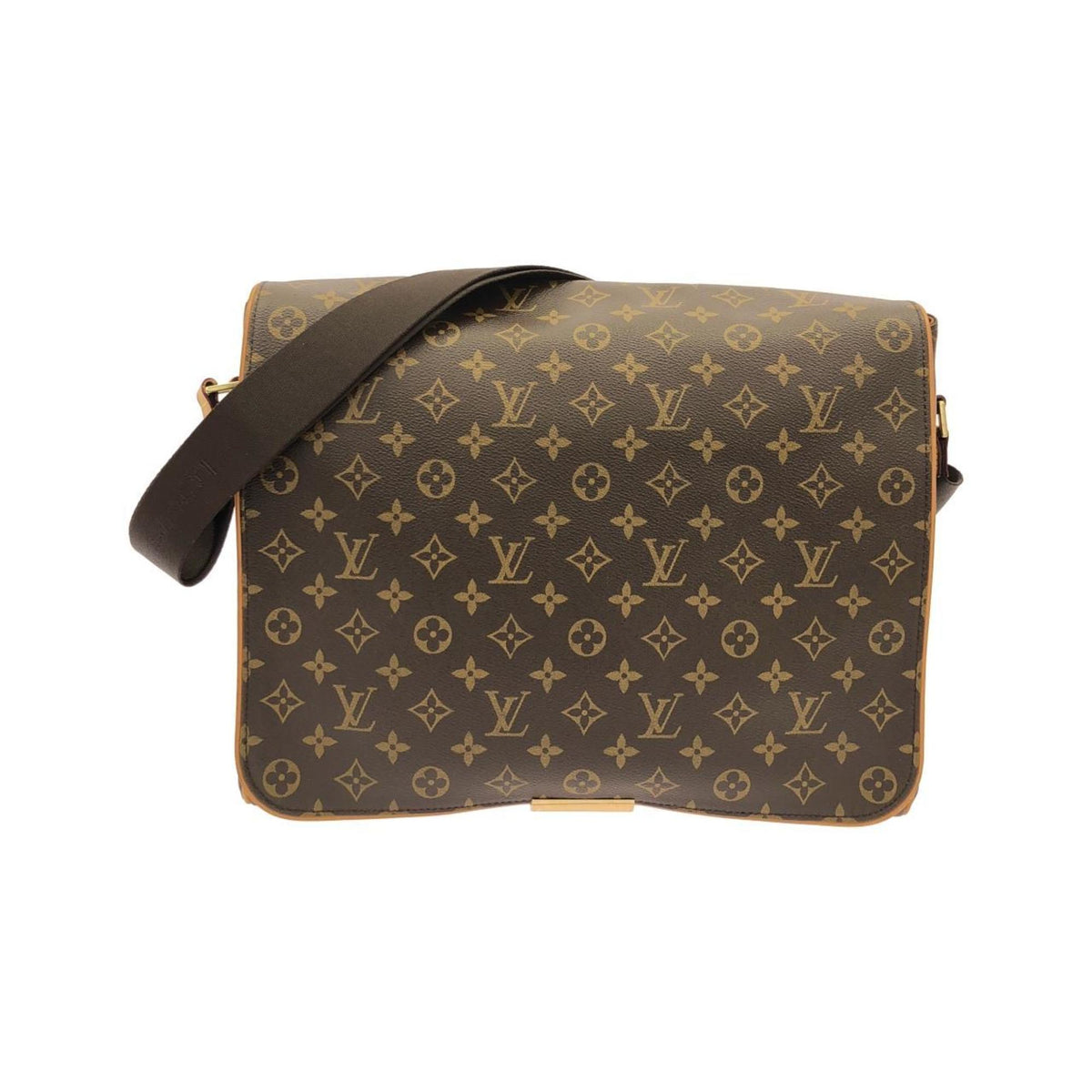 Louis Vuitton Monogram Marron Coated Canvas Shoulder Bag (Pre-Owned)