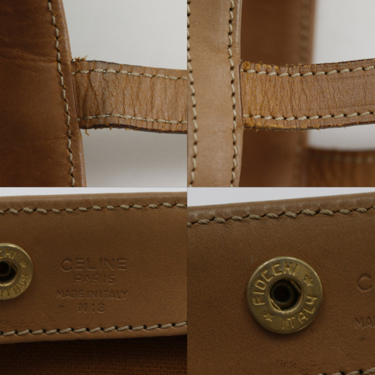Celine Brown Pvc Tote Bag (Pre-Owned)