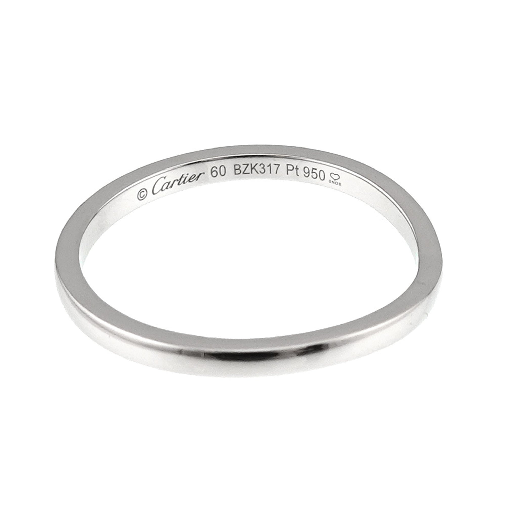 Cartier Platinum 950 Band Ring (Pre-Owned)