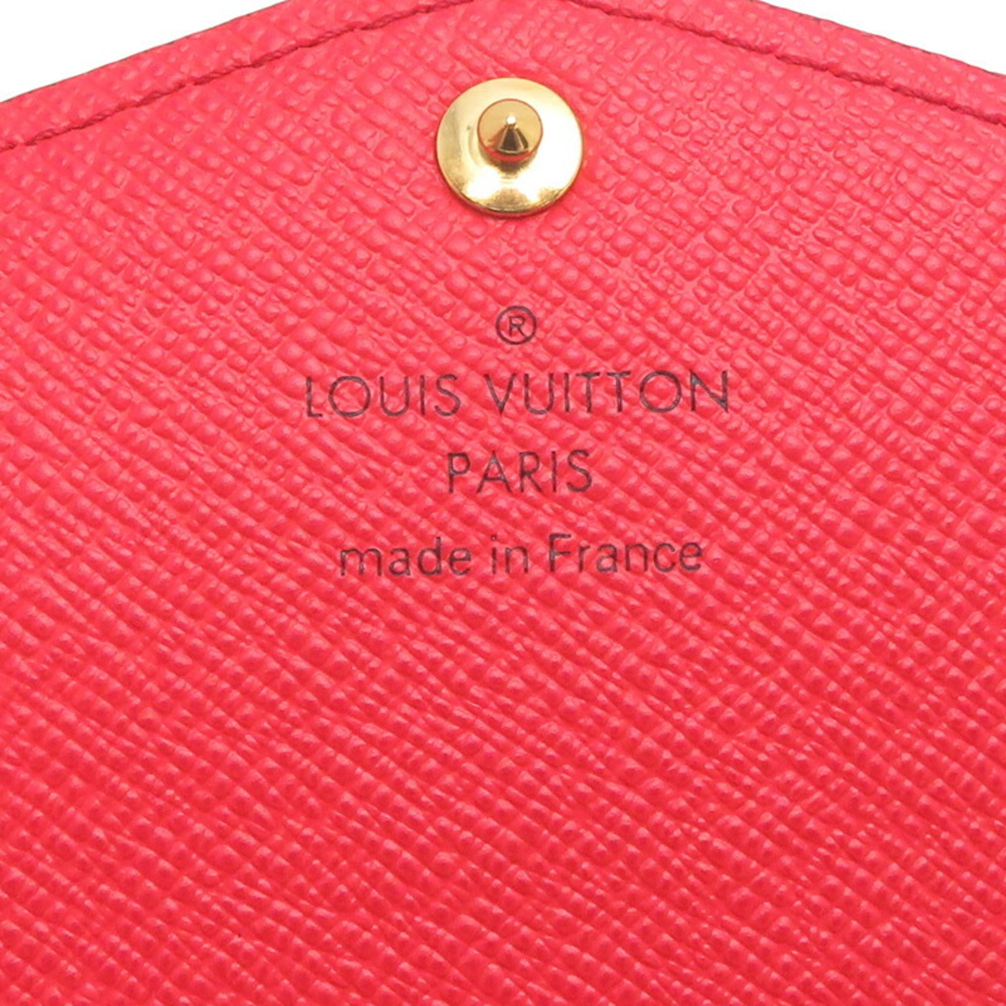 Louis Vuitton Monogram Brown Coquelicots Monogram Monogram Long Wallet (Bi-Fold) (Pre-Owned)