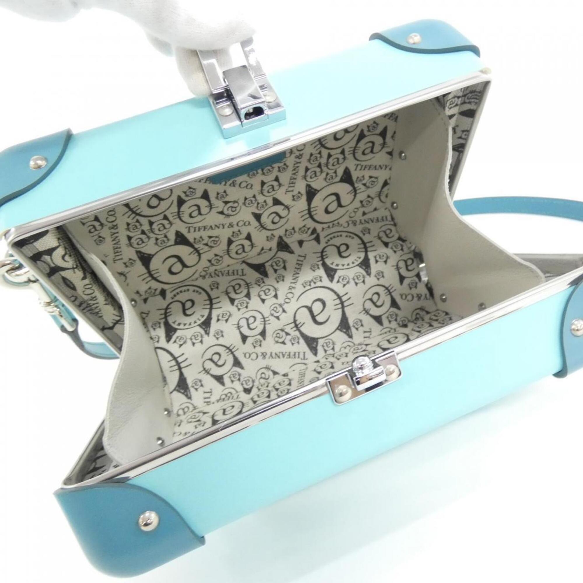 Tiffany Tiffany Blue Leather Shoulder Bag (Pre-Owned)