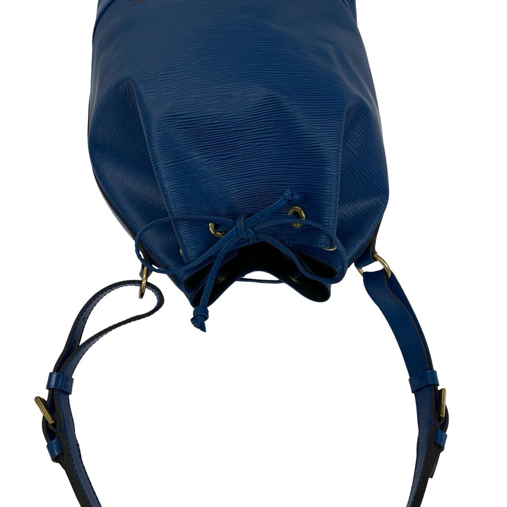 Louis Vuitton Blue Leather Shoulder Bag (Pre-Owned)