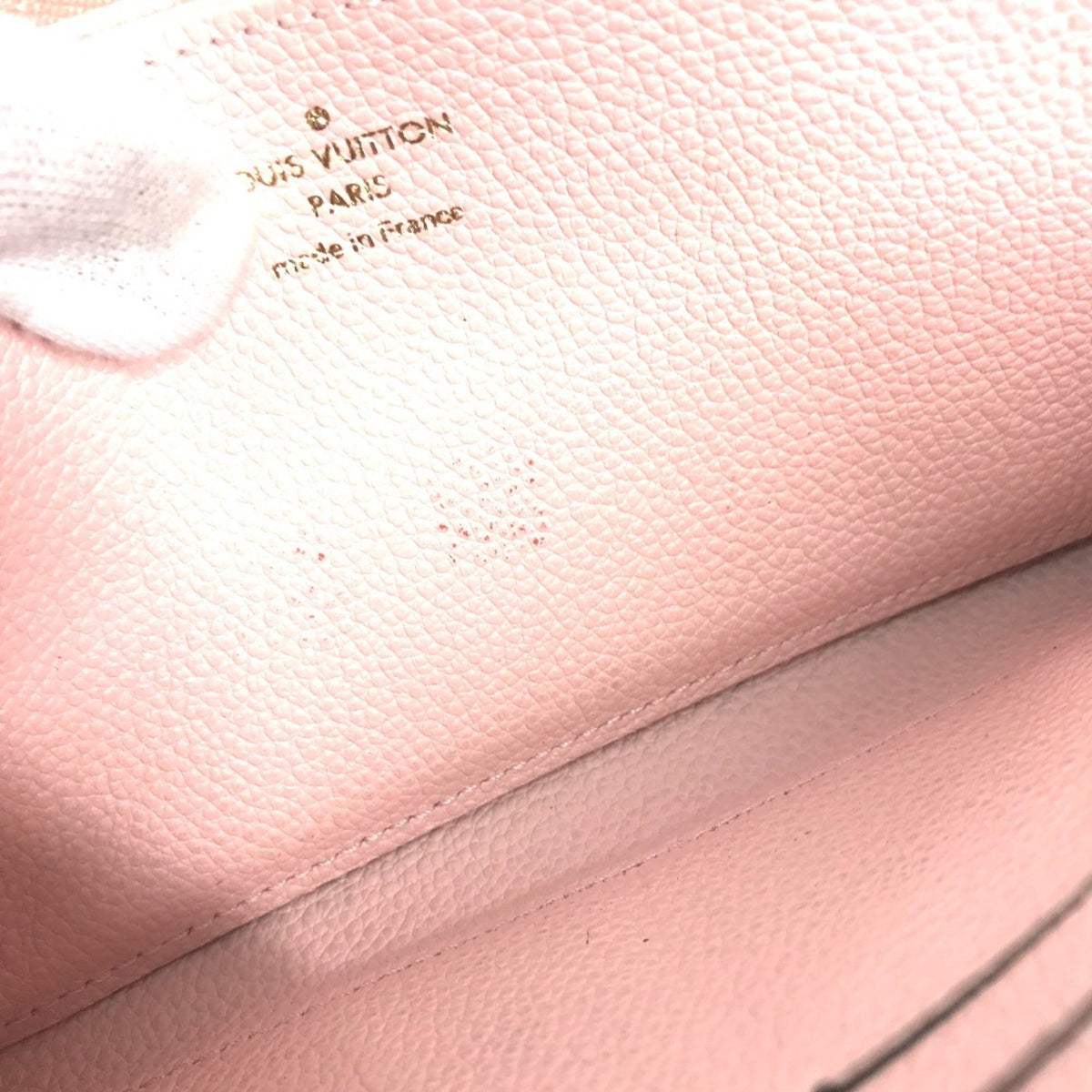 Louis Vuitton Pink Monogram Empreinte Leather Long Wallet (Bi-Fold) (Pre-Owned)