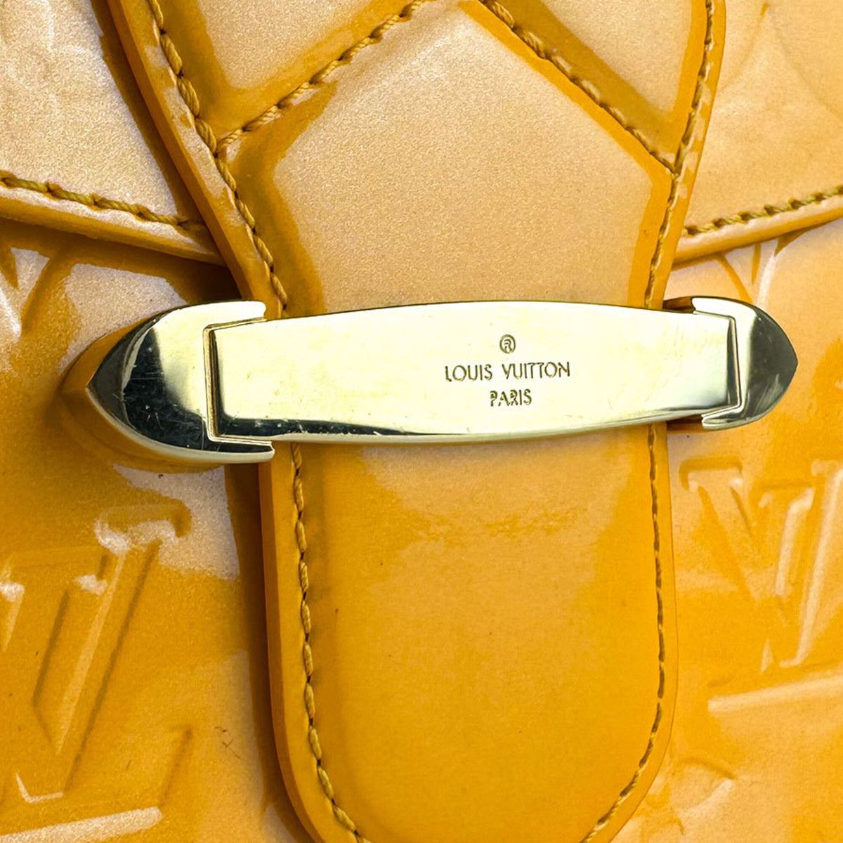 Louis Vuitton Jaune Monogram Vernis Shoulder Bag (Pre-Owned)