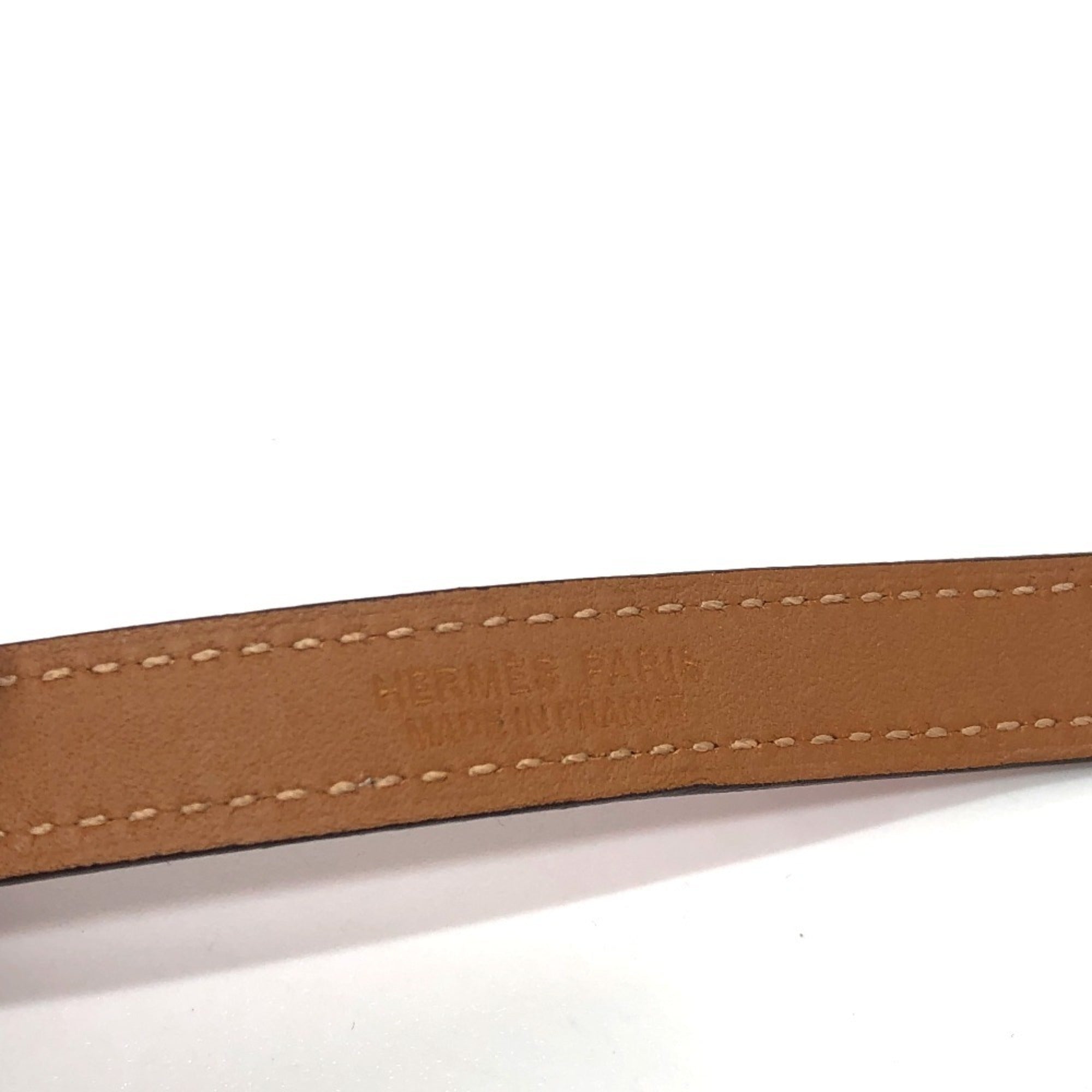 Hermes Pink Swift Leather Charm Bracelet (Pre-Owned)