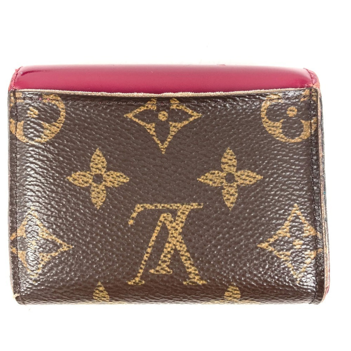 Louis Vuitton Brown Monogram Wallet (Tri-Fold) (Pre-Owned)