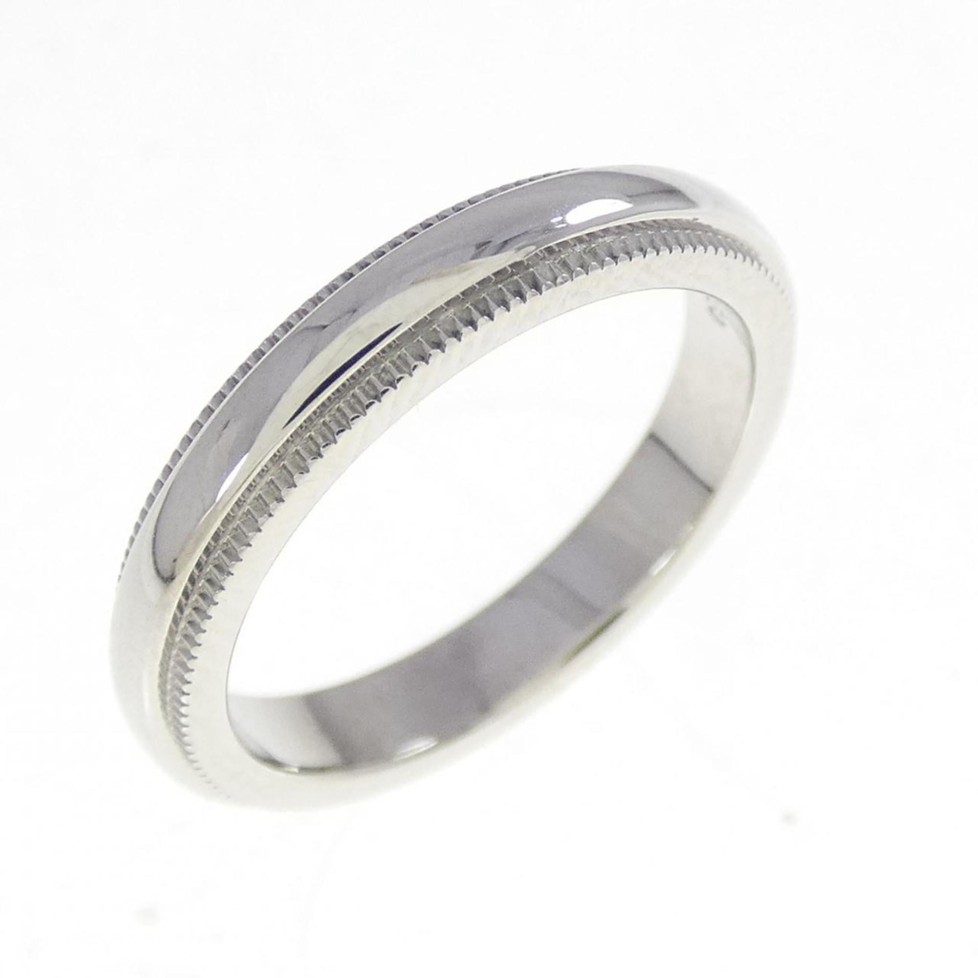Tiffany Platinum Platinum 950 Band Ring (Pre-Owned)