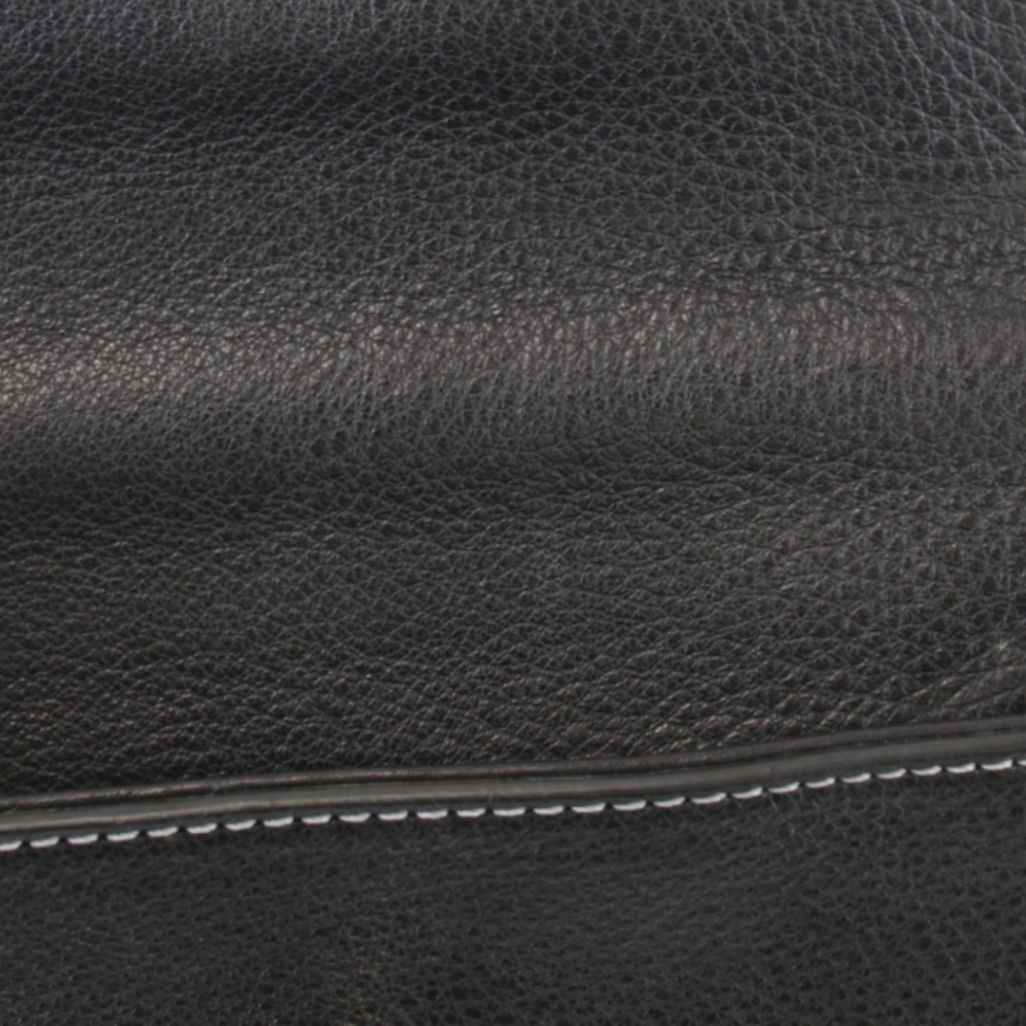 Tiffany Black Leather Shoulder Bag (Pre-Owned)