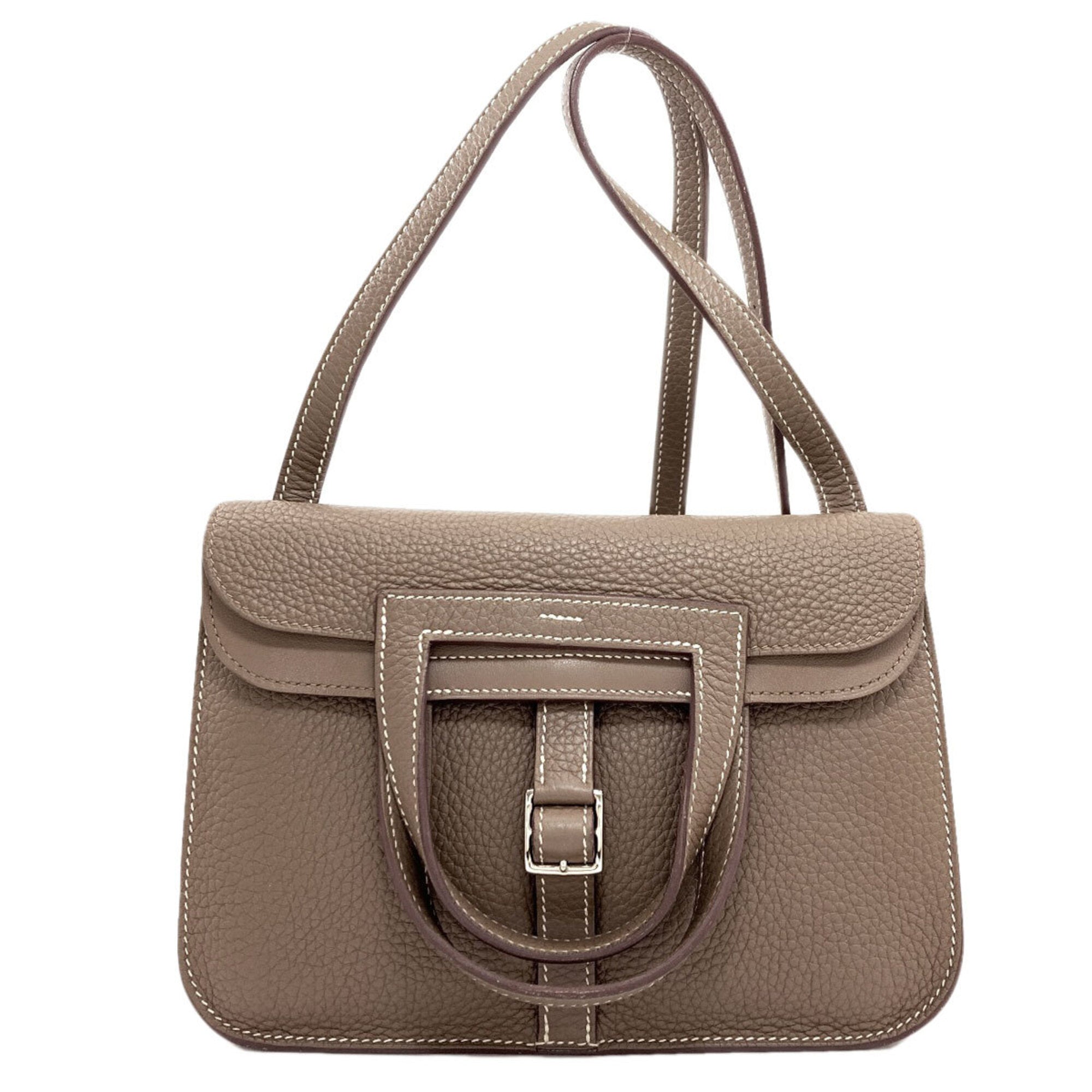 Hermes Etoupe Gray Handbag (Pre-Owned)