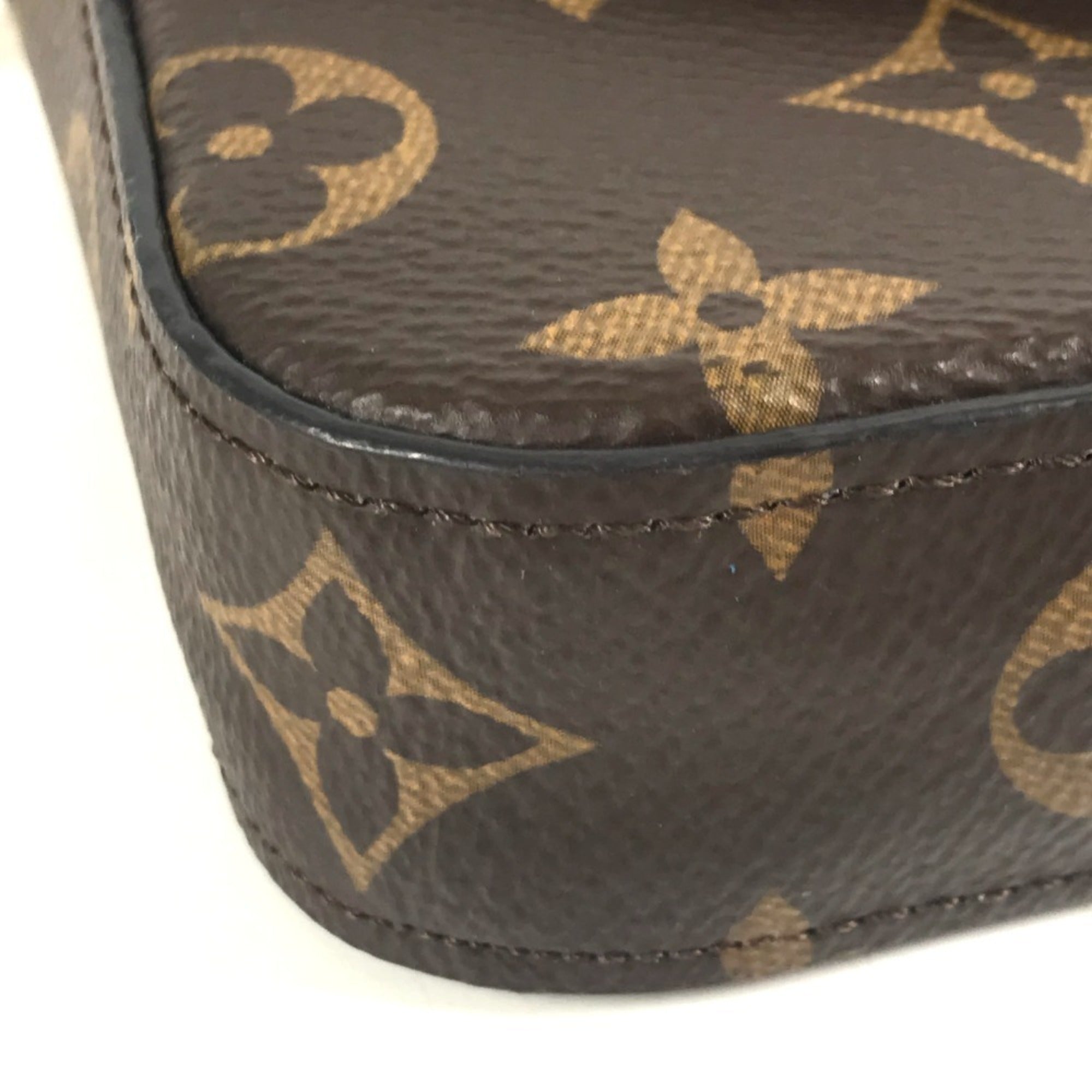 Louis Vuitton Brown Khaki Monogram Monogram Coin Purse/Coin Case (Pre-Owned)