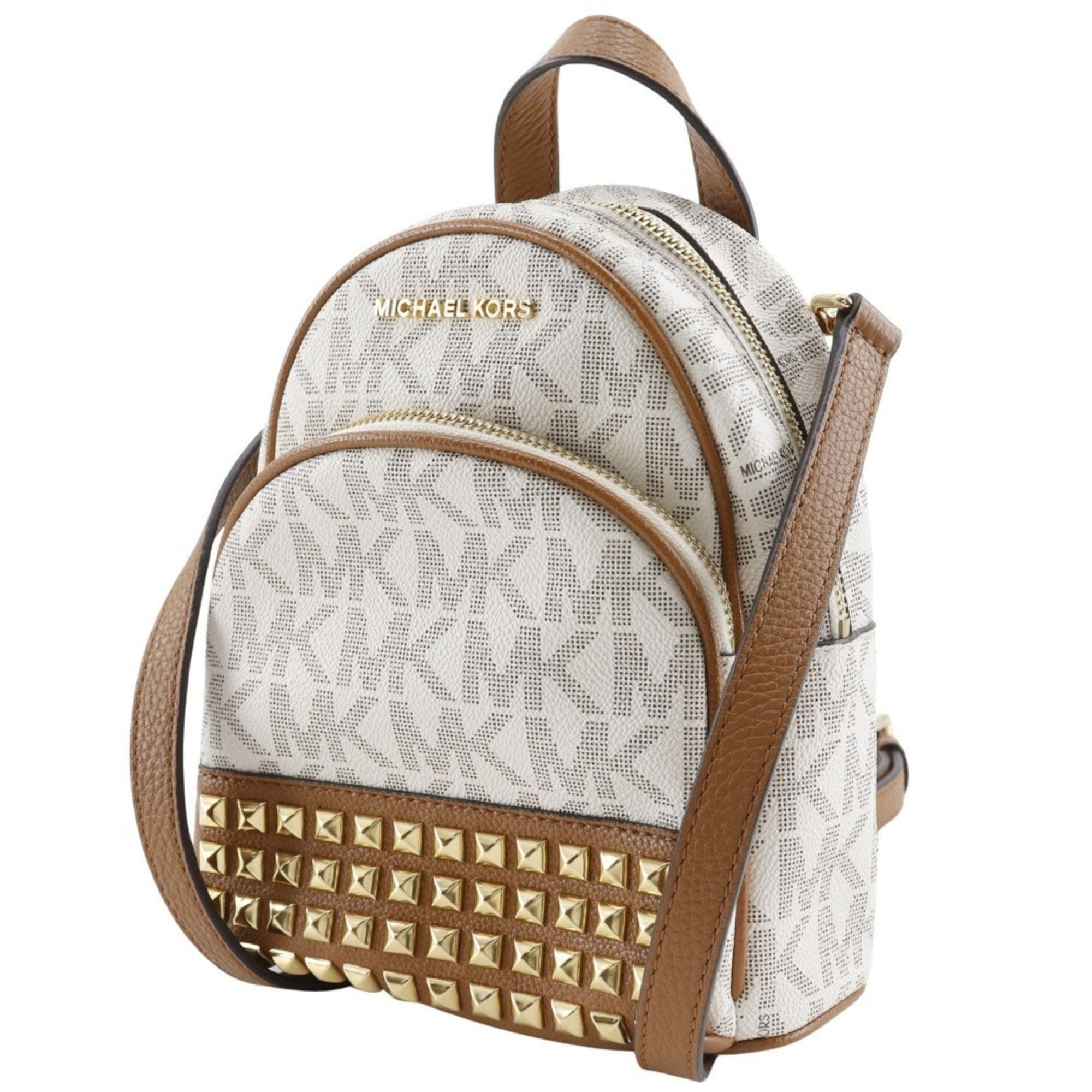 Michael Kors White Pvc Backpack (Pre-Owned)