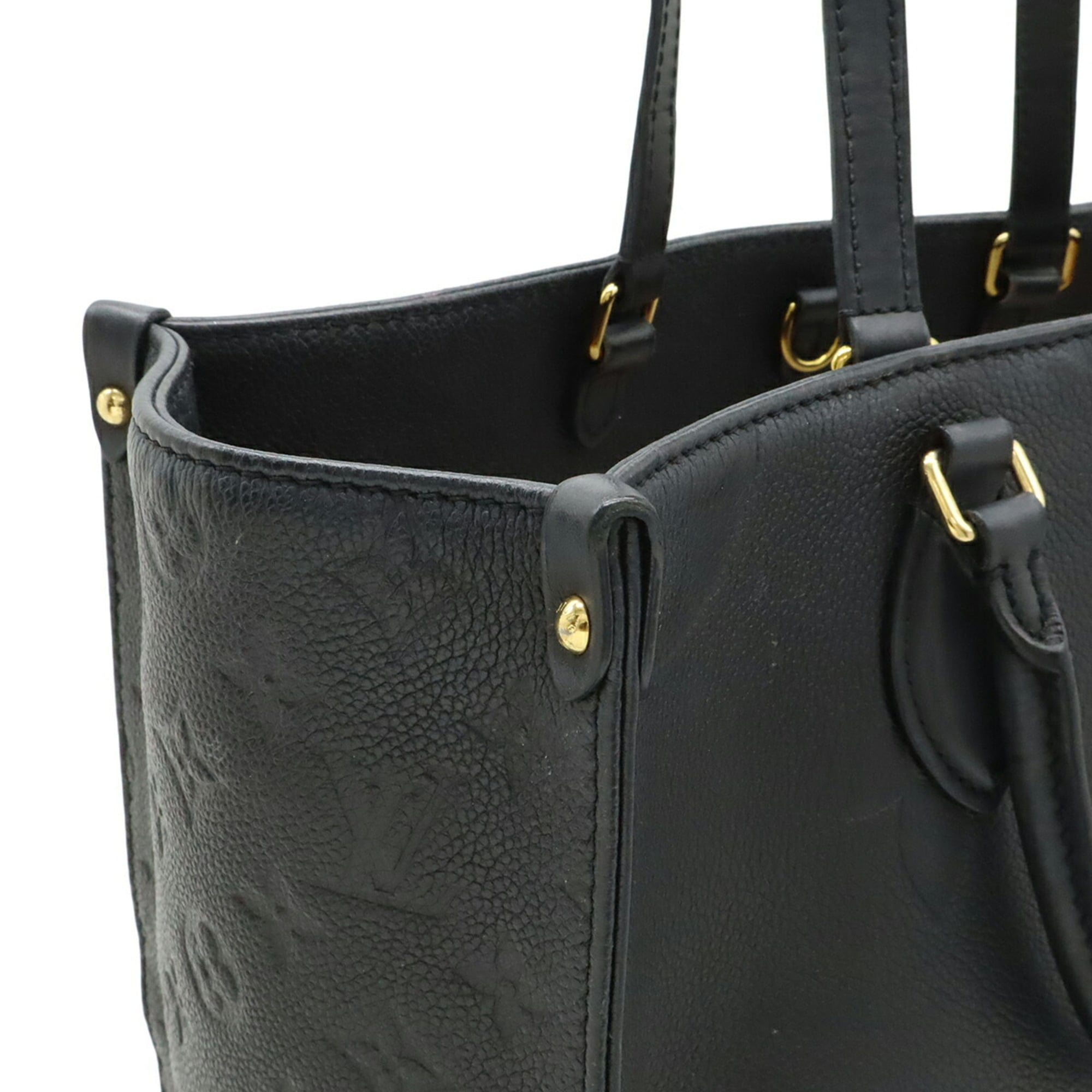 Louis Vuitton Black Noir Monogram Empreinte Handbag Tote Bag (Pre-Owned)