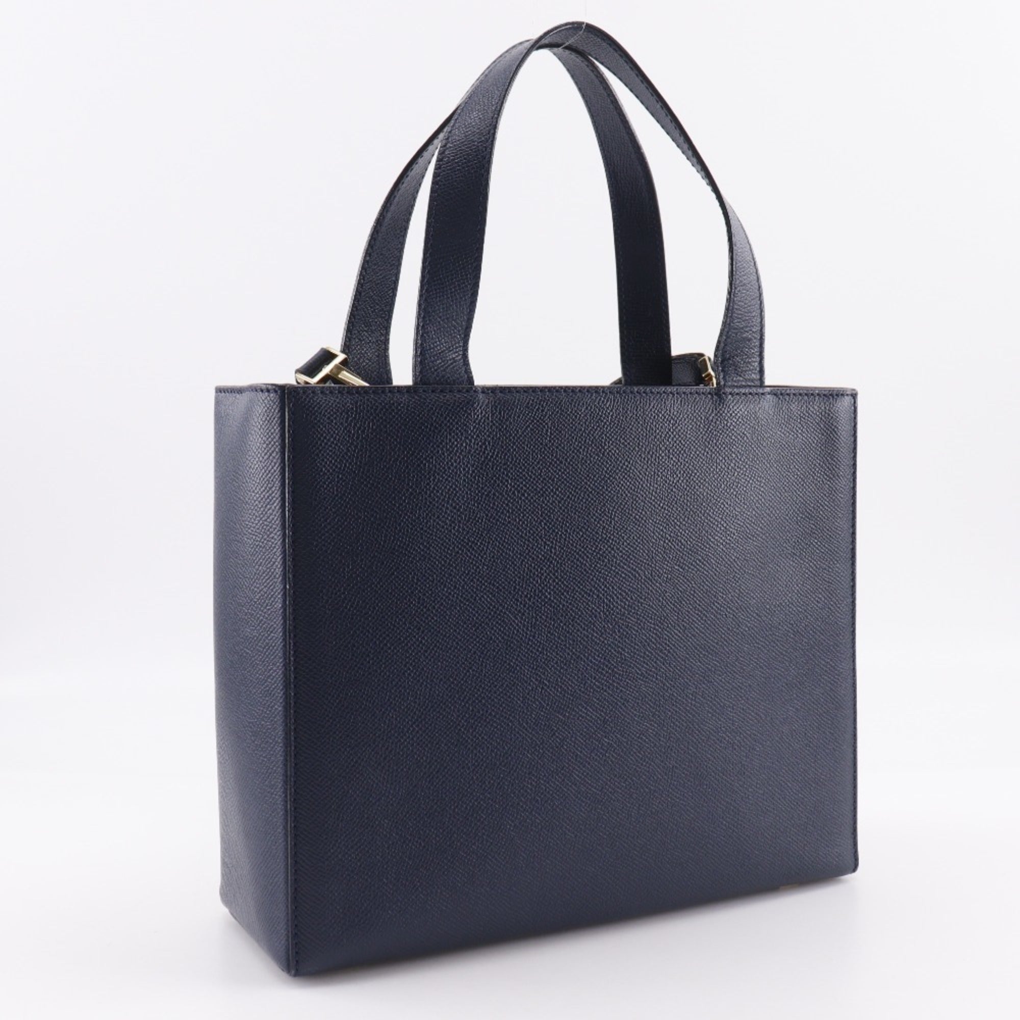 Celine Navy Leather Handbag (Pre-Owned)