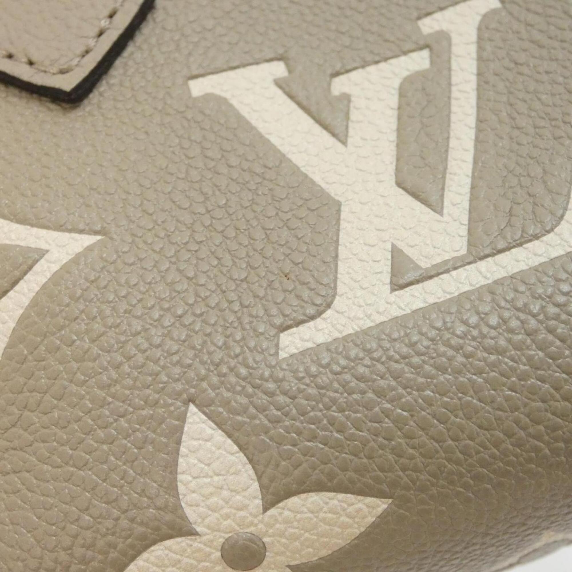 Louis Vuitton Cream Tourterelle Leather Boston Bag (Pre-Owned)