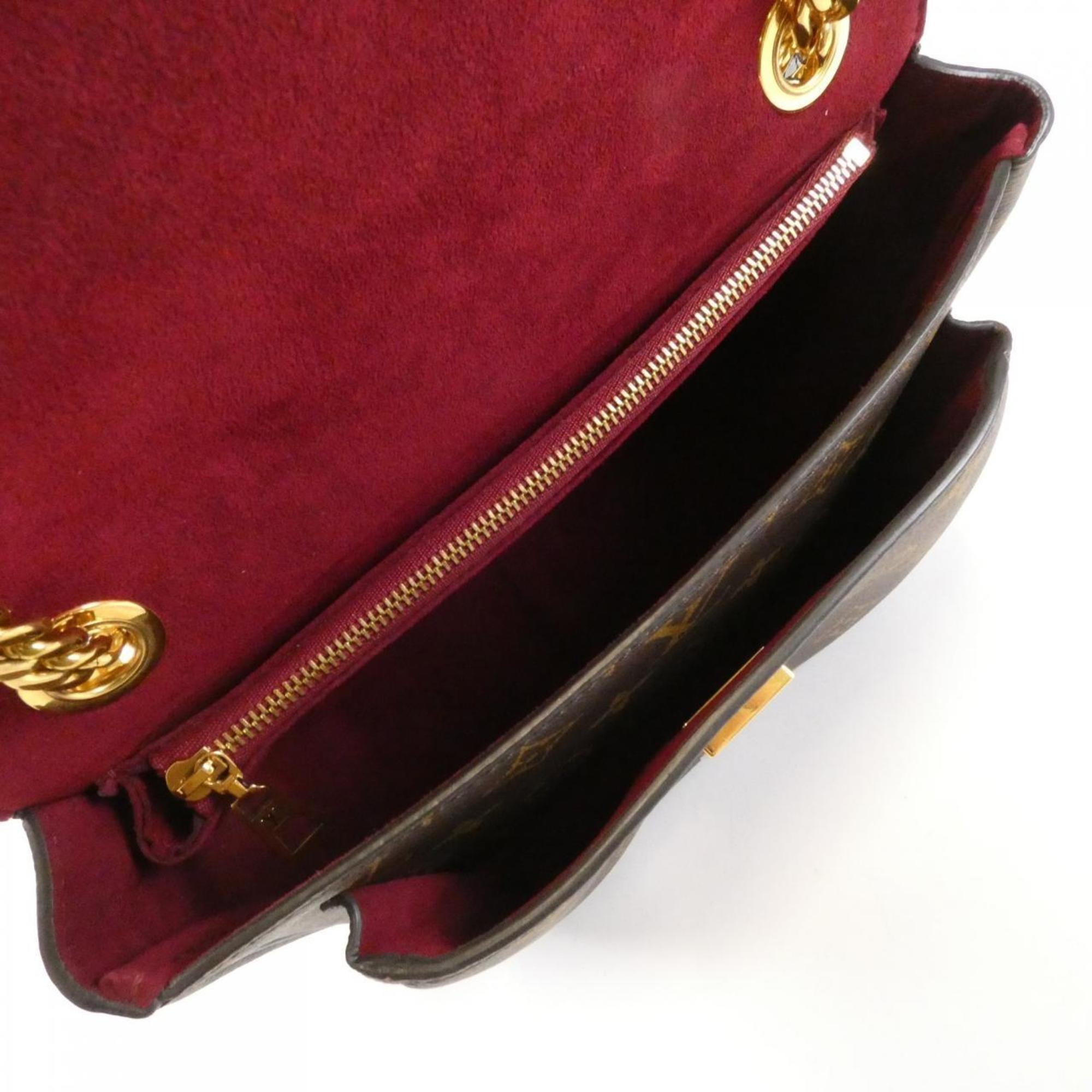 Louis Vuitton Brown Coated Canvas Shoulder Bag (Pre-Owned)