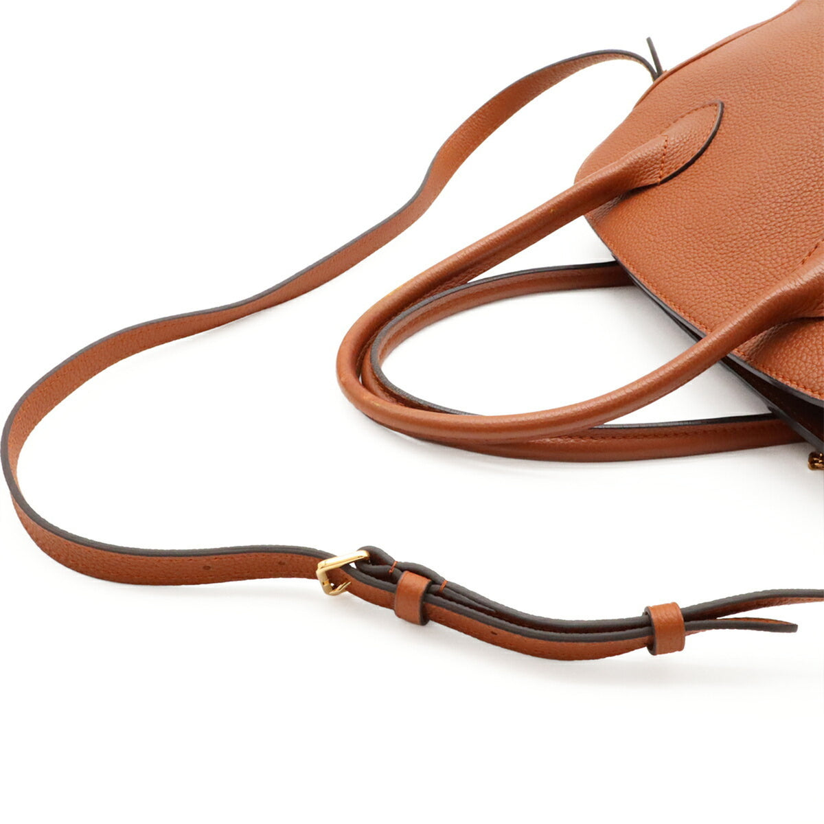 Louis Vuitton Brown Gold Brown Leather Handbag Shoulder Bag (Pre-Owned)
