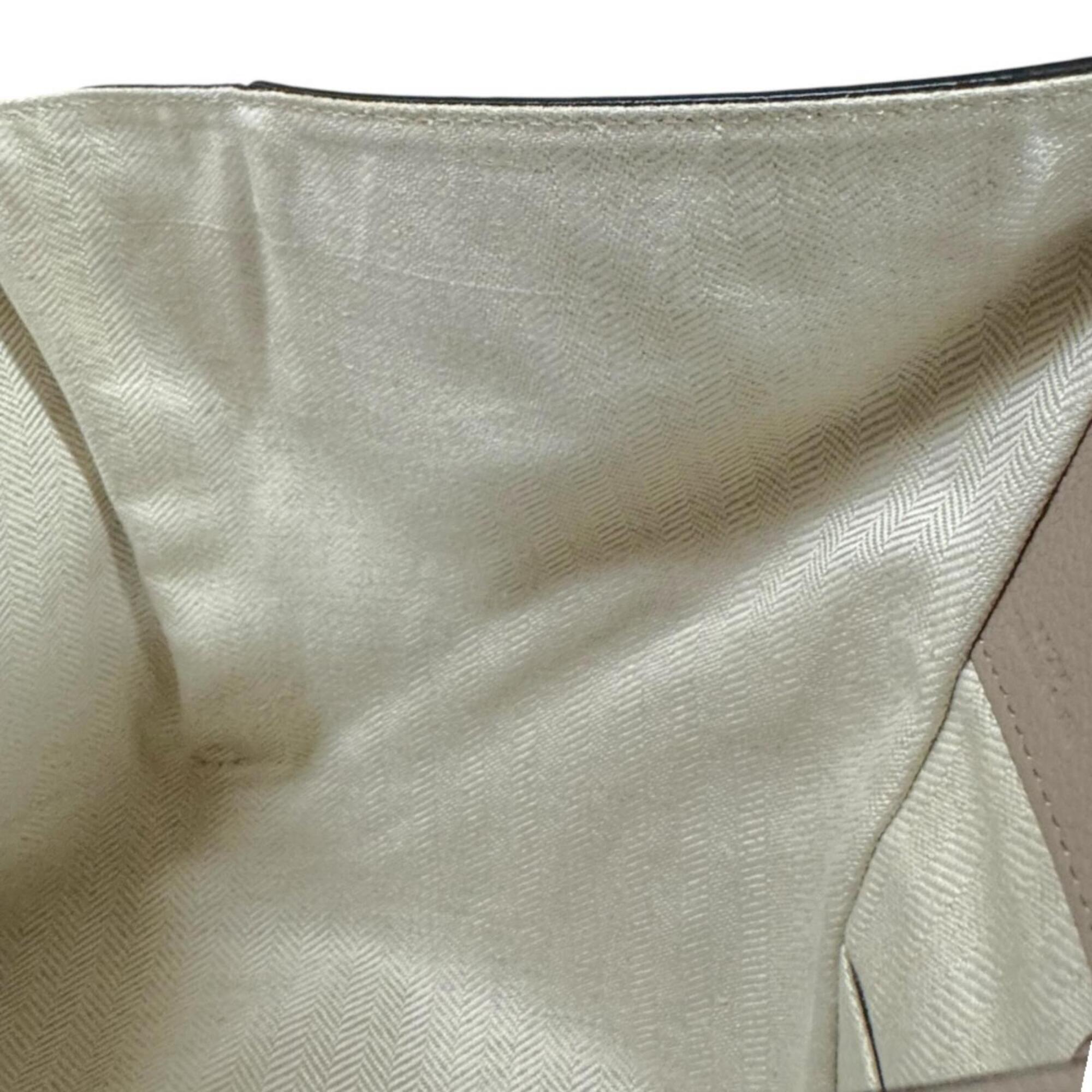 Loewe Beige Brown Leather Shoulder Bag (Pre-Owned)