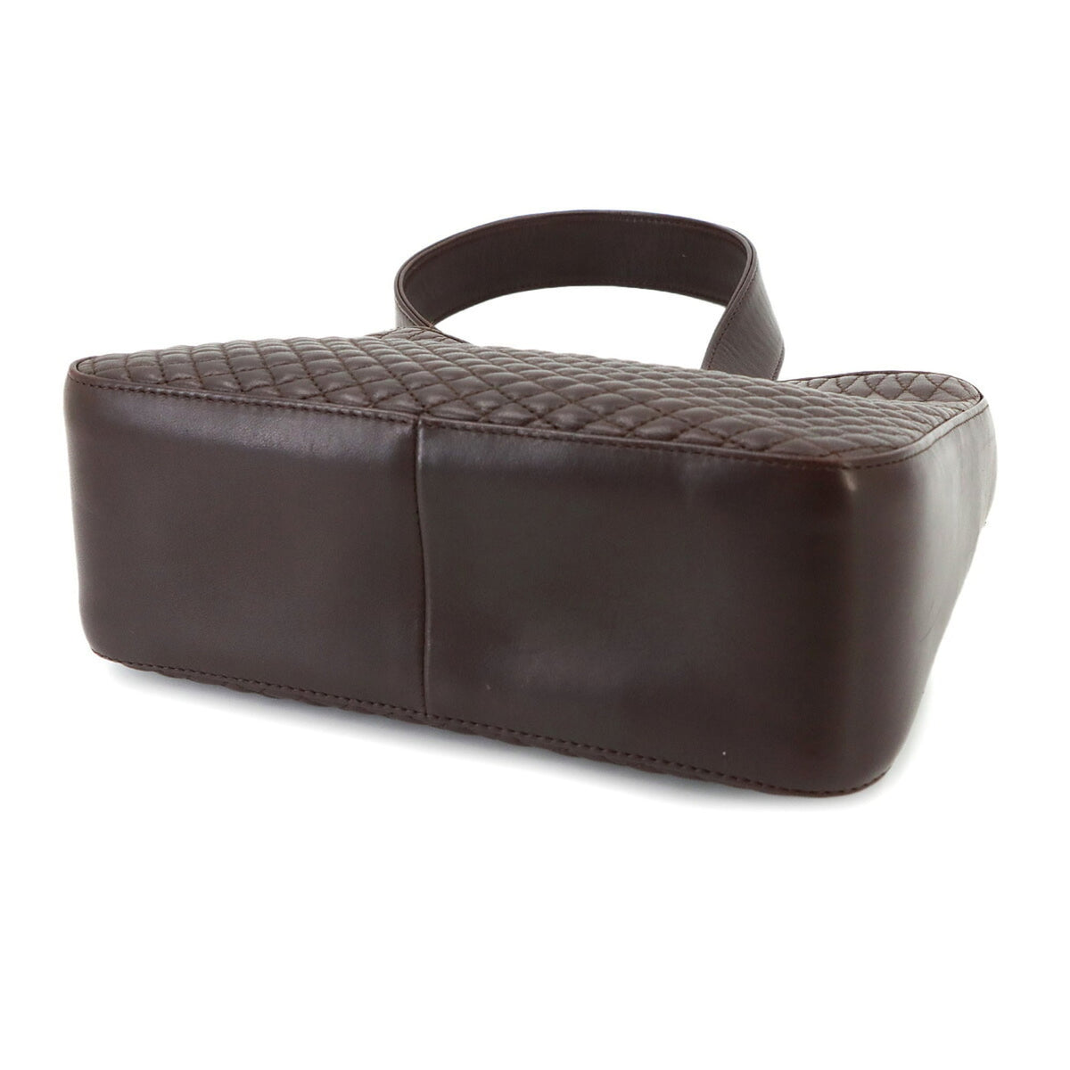 Bally Brown Leather Handbag Shoulder Bag (Pre-Owned)