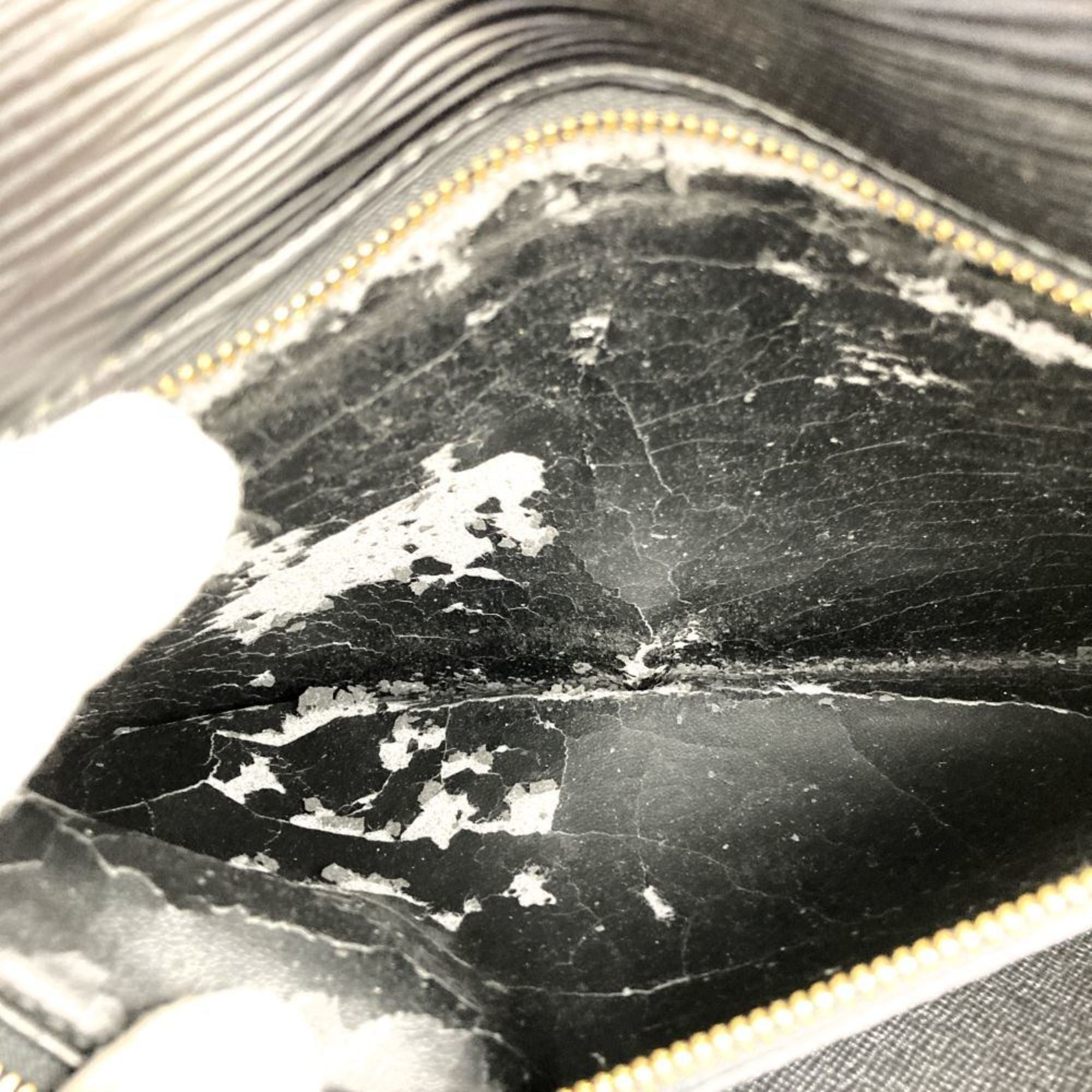 Louis Vuitton Black Noir Epi Leather Clutch Bag (Pre-Owned)