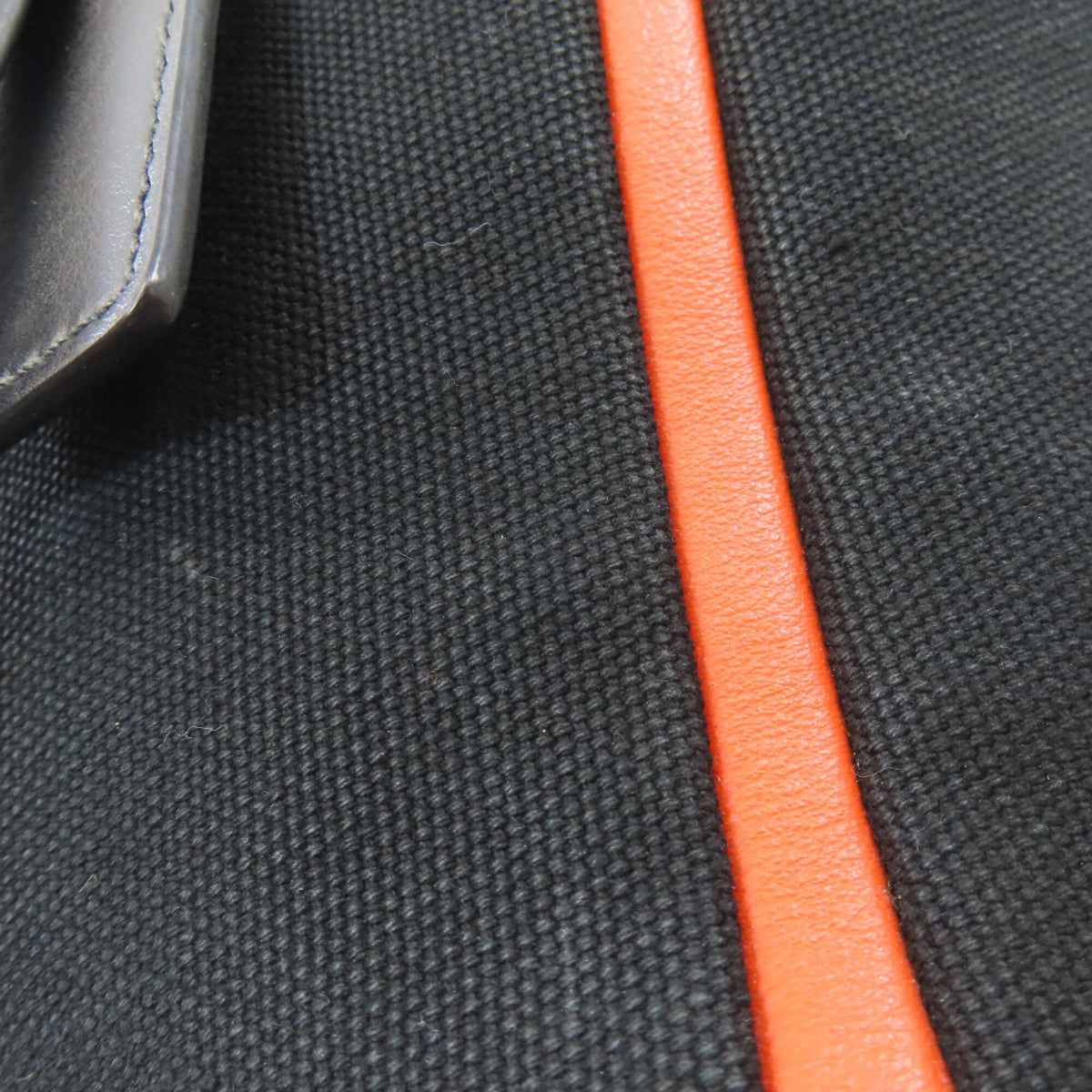 Prada Orange Canvas Handbag (Pre-Owned)