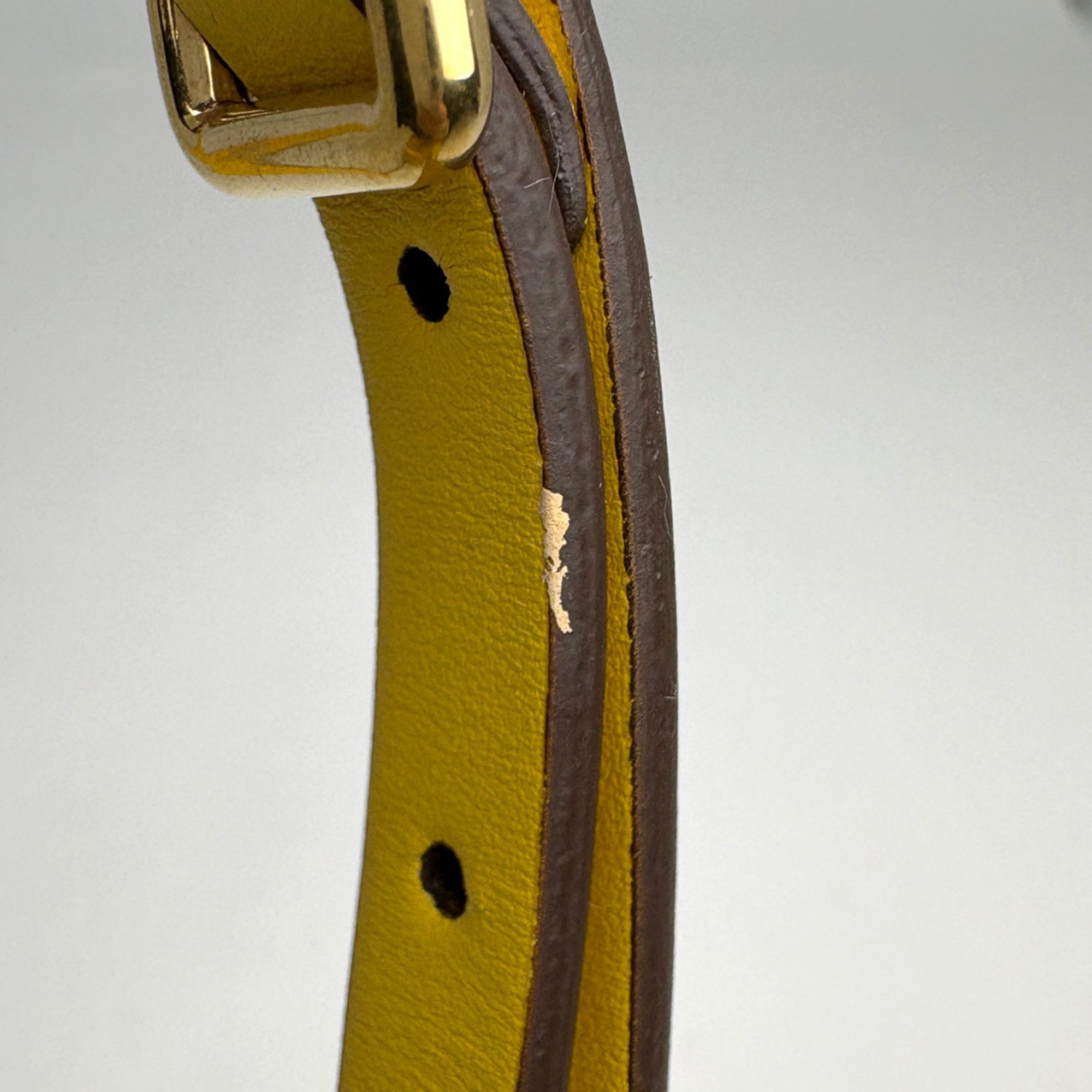 Miu Miu Yellow Leather Shoulder Bag (Pre-Owned)