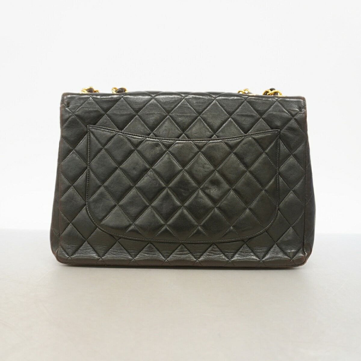 Chanel Black Leather Shoulder Bag (Pre-Owned)