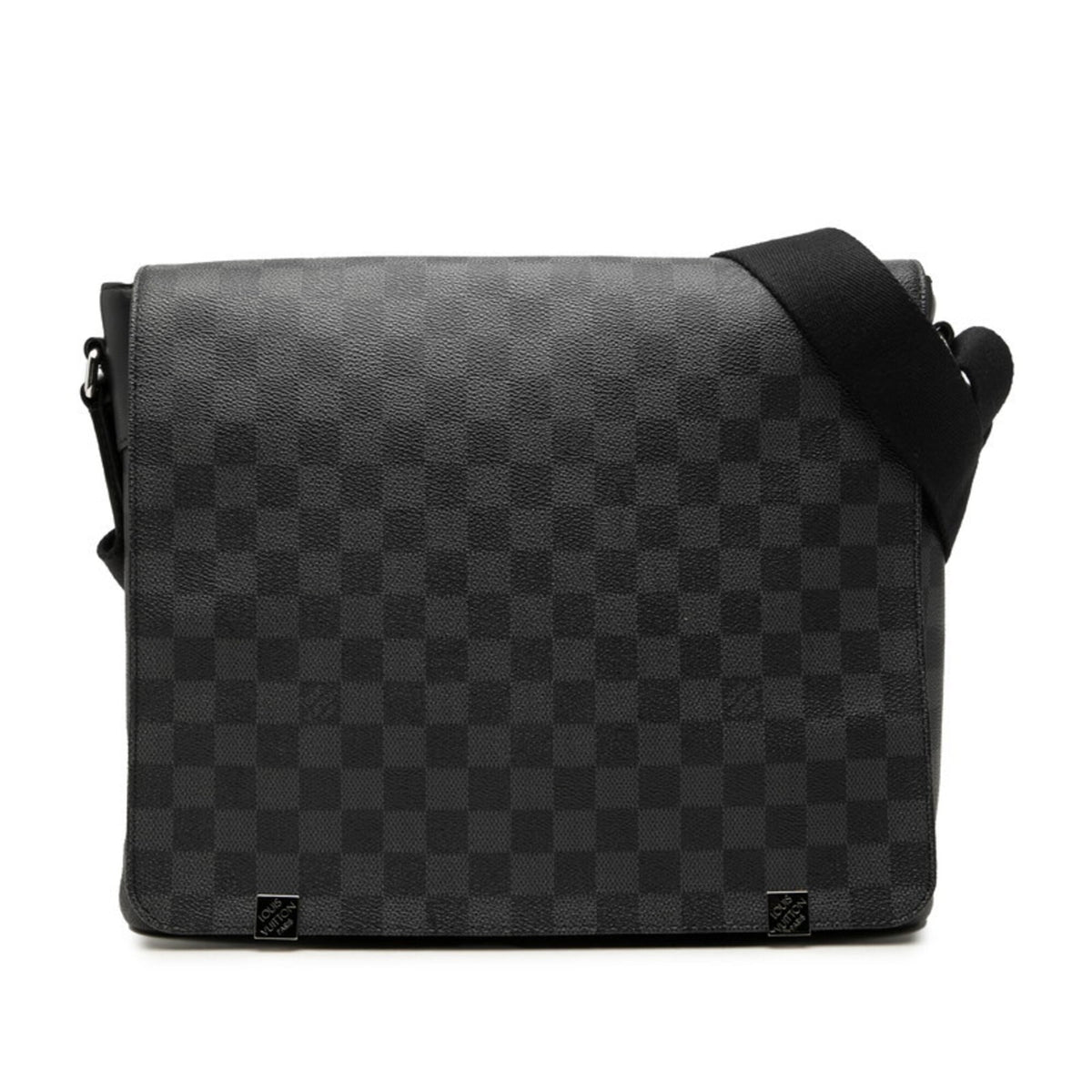 Louis Vuitton Damier Graphite Black Pvc Leather Shoulder Bag (Pre-Owned)