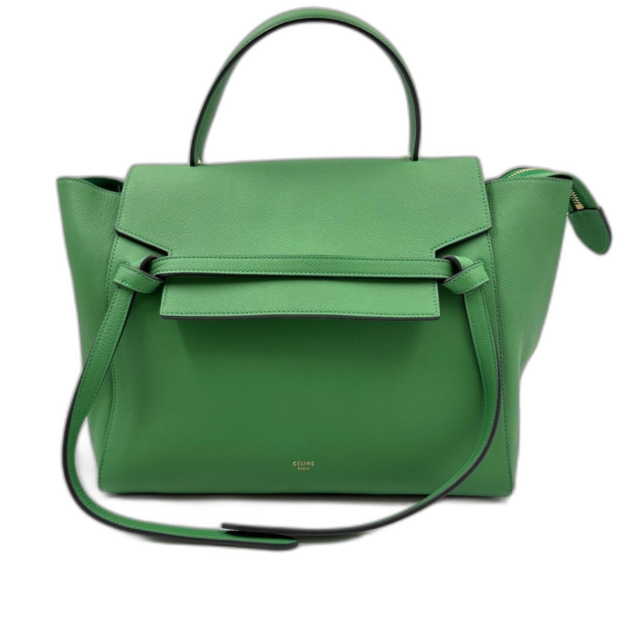 Celine Green Handbag Shoulder Bag (Pre-Owned)