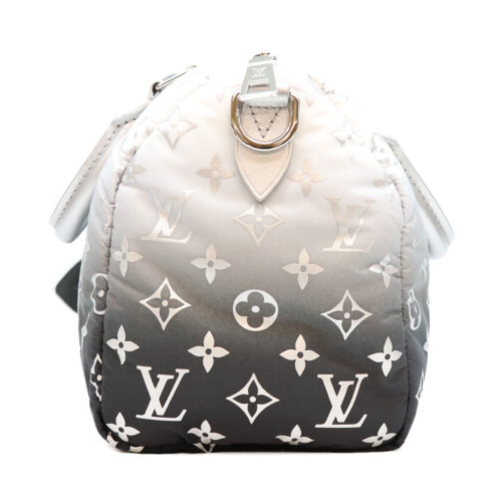 Louis Vuitton Silver Nylon Shoulder Bag (Pre-Owned)