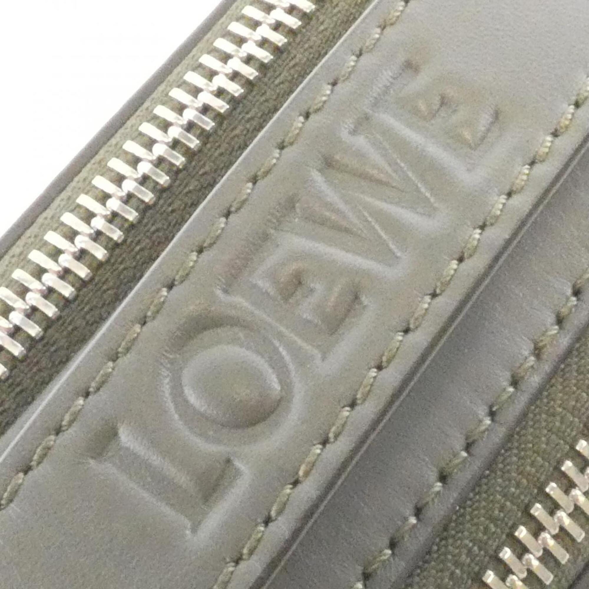 Loewe Green Khaki Leather Handbag Shoulder Bag Sling Bag (Pre-Owned)