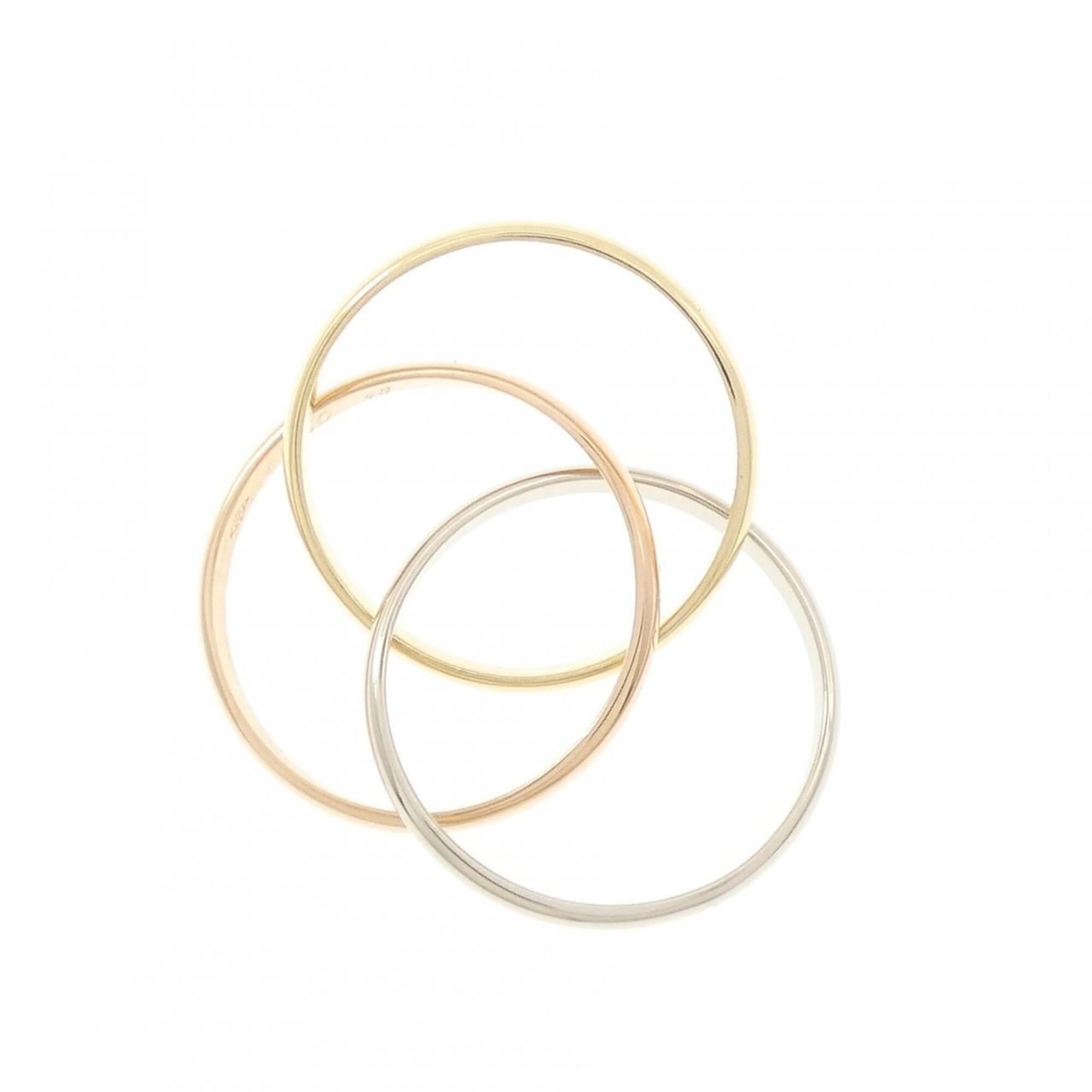 Cartier Pink Gold White Gold Yellow Gold Yellow Gold (18K) Pink Gold (18K) White Gold (18K) Band Ring (Pre-Owned)