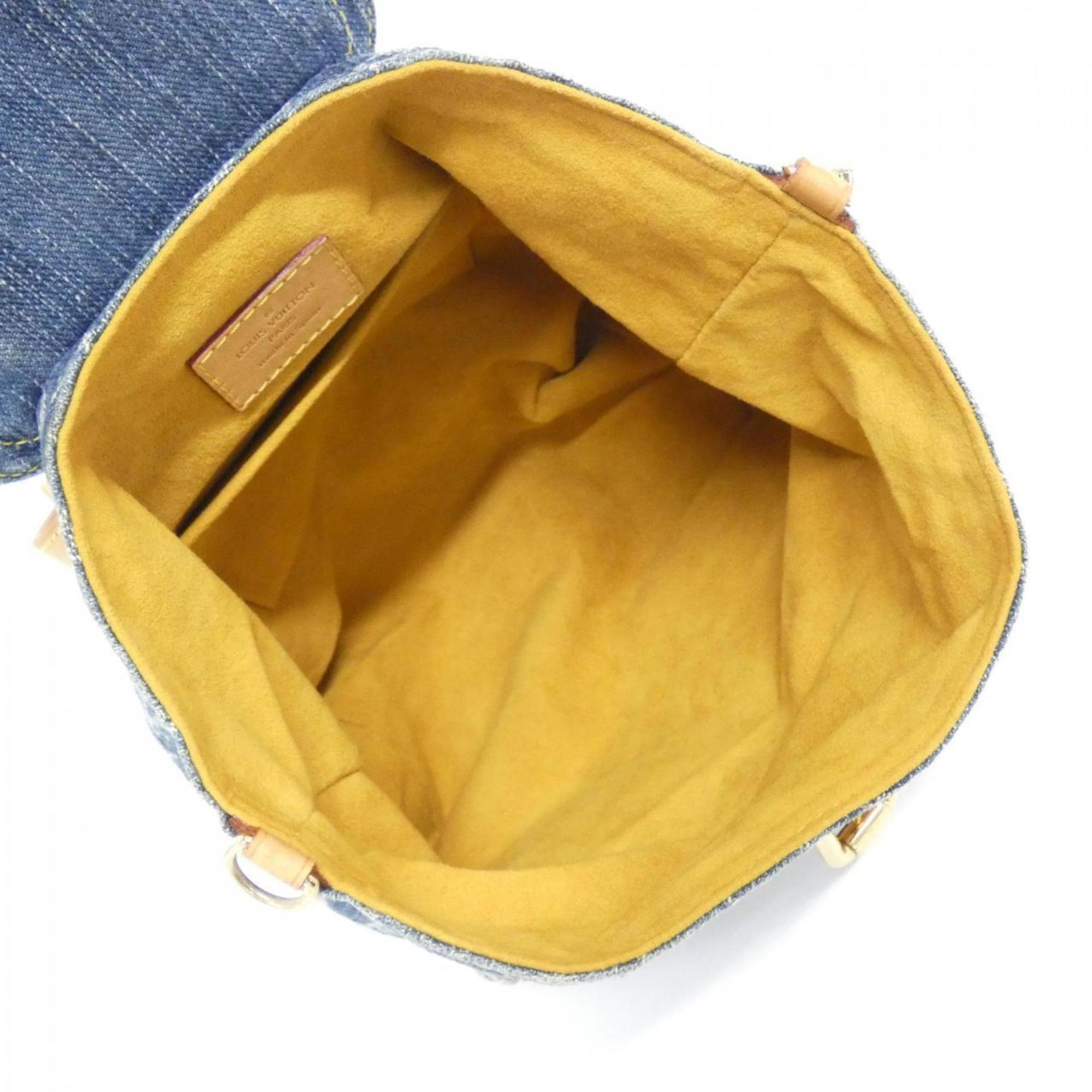 Louis Vuitton Blue Denim Backpack (Pre-Owned)
