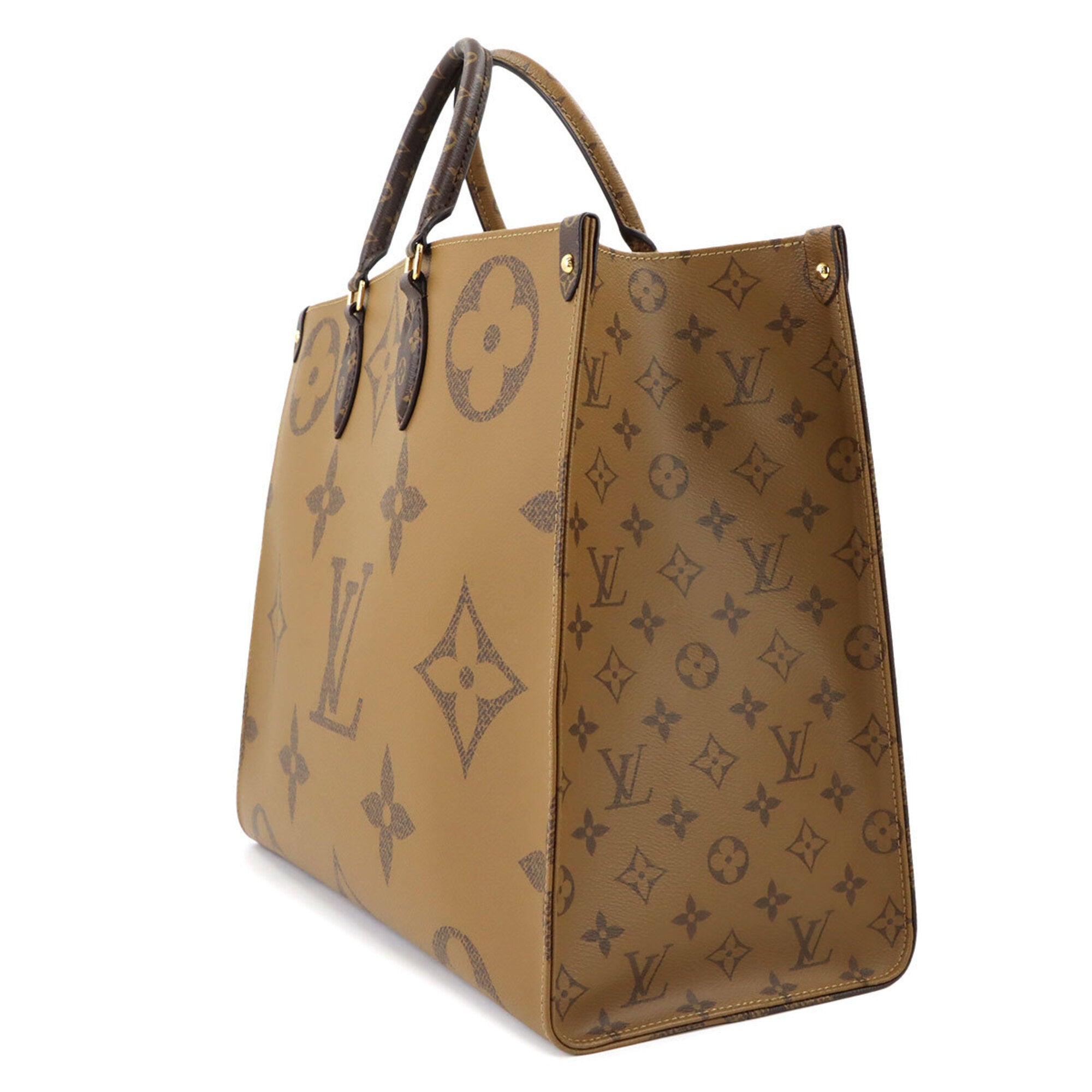 Louis Vuitton Monogram Monogram Reverse Monogram Reverse Handbag Tote Bag (Pre-Owned)