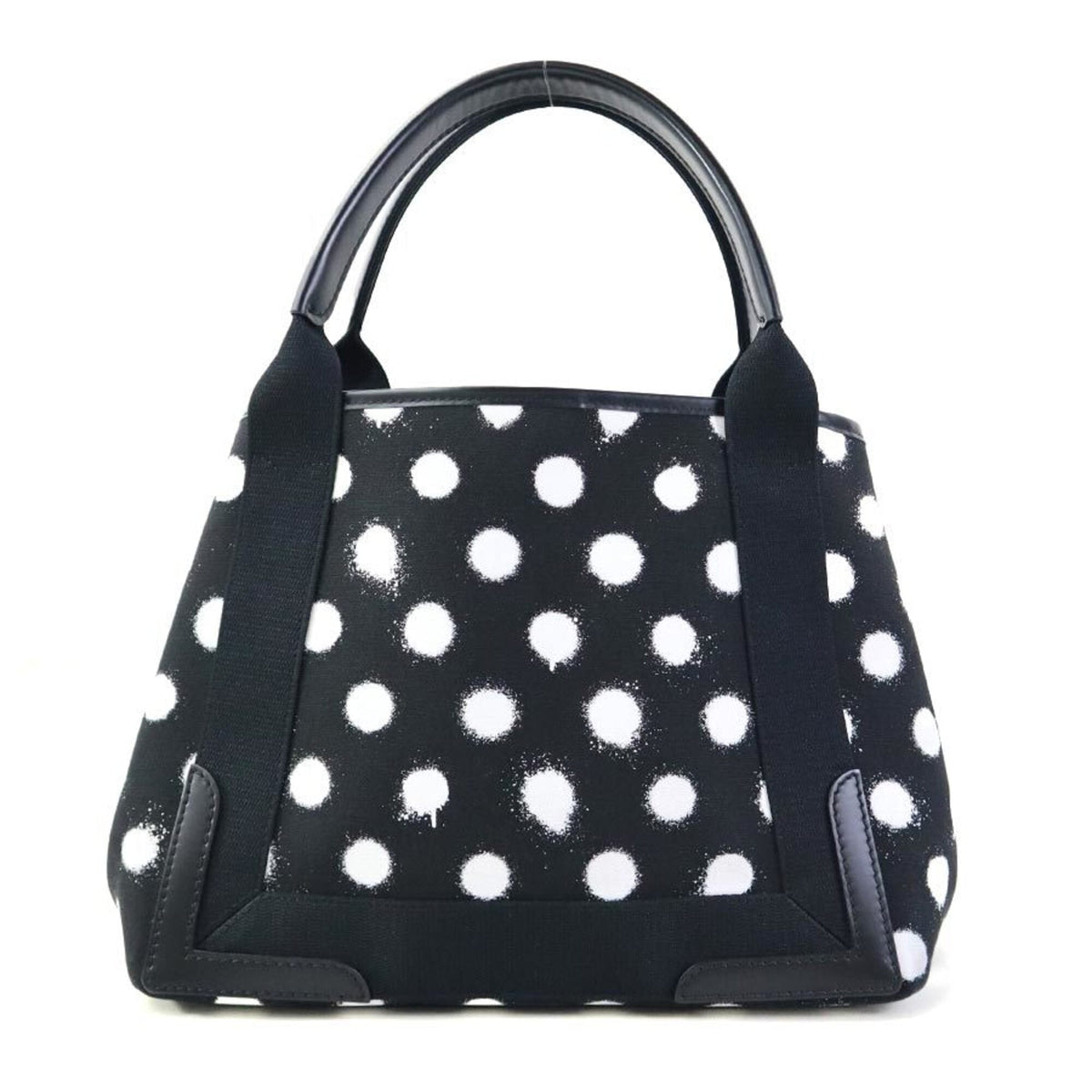Balenciaga Black Canvas Leather Handbag (Pre-Owned)