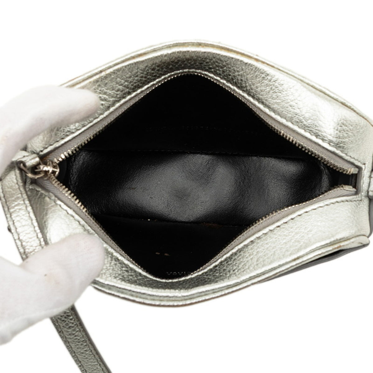 Balenciaga Silver Leather Shoulder Bag (Pre-Owned)