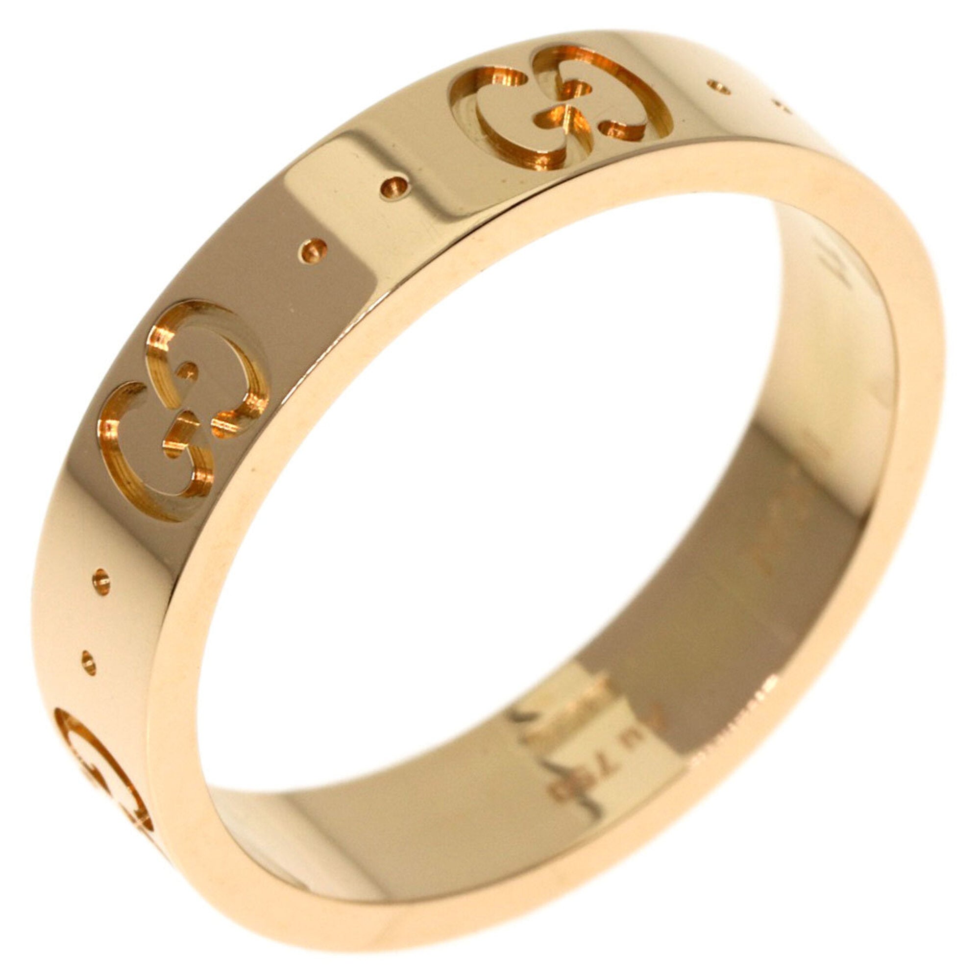 Gucci Pink Gold (18K) Band Ring (Pre-Owned)