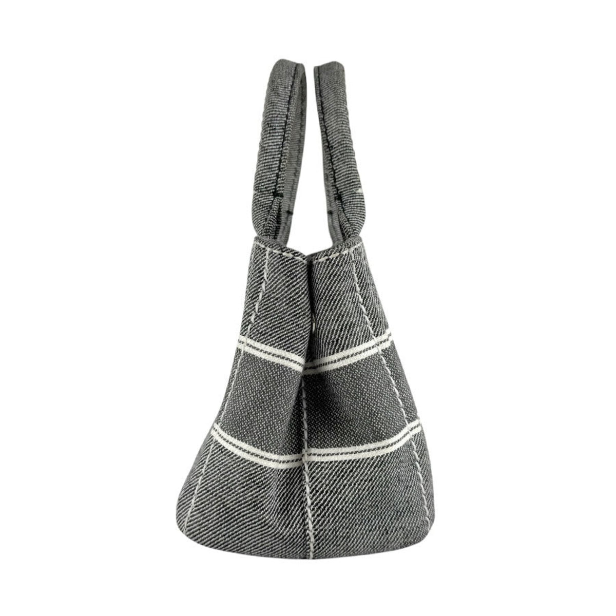 Miu Miu Black Canvas Handbag Shoulder Bag (Pre-Owned)