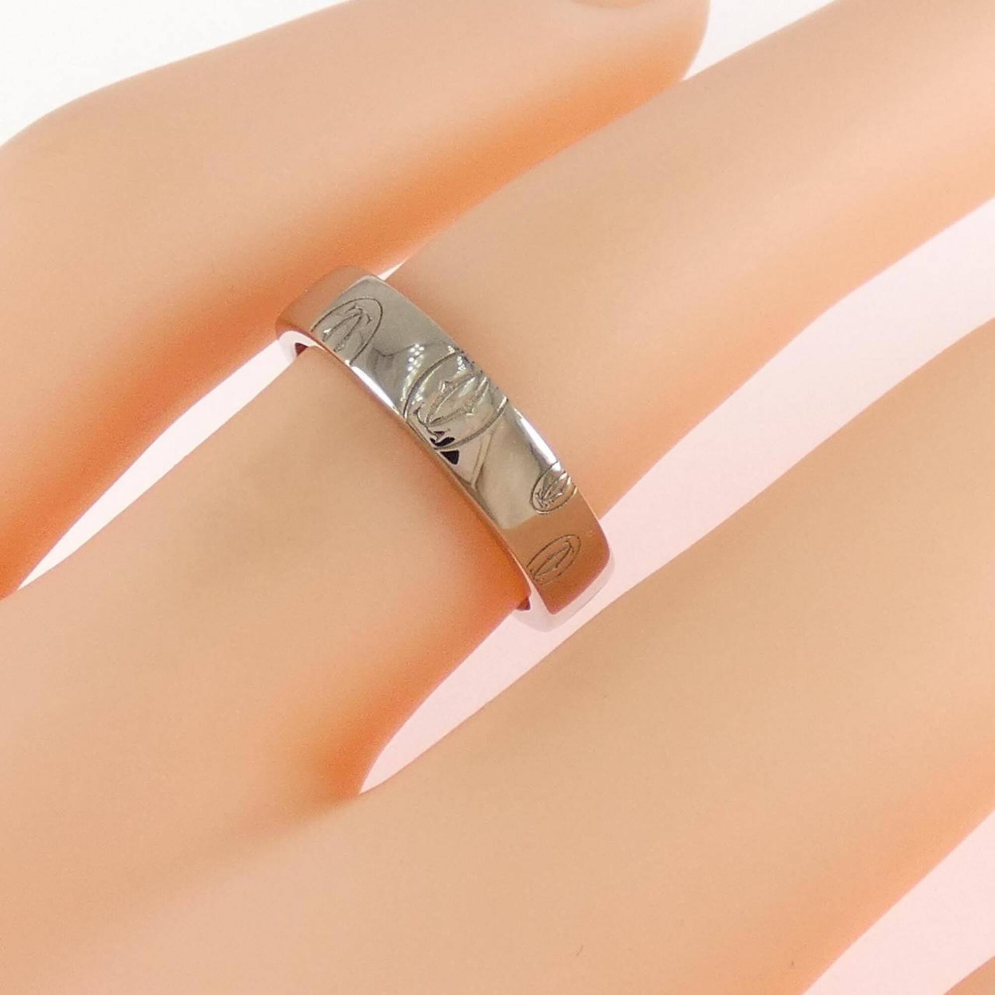 Cartier White Gold White Gold (18K) Band Ring (Pre-Owned)