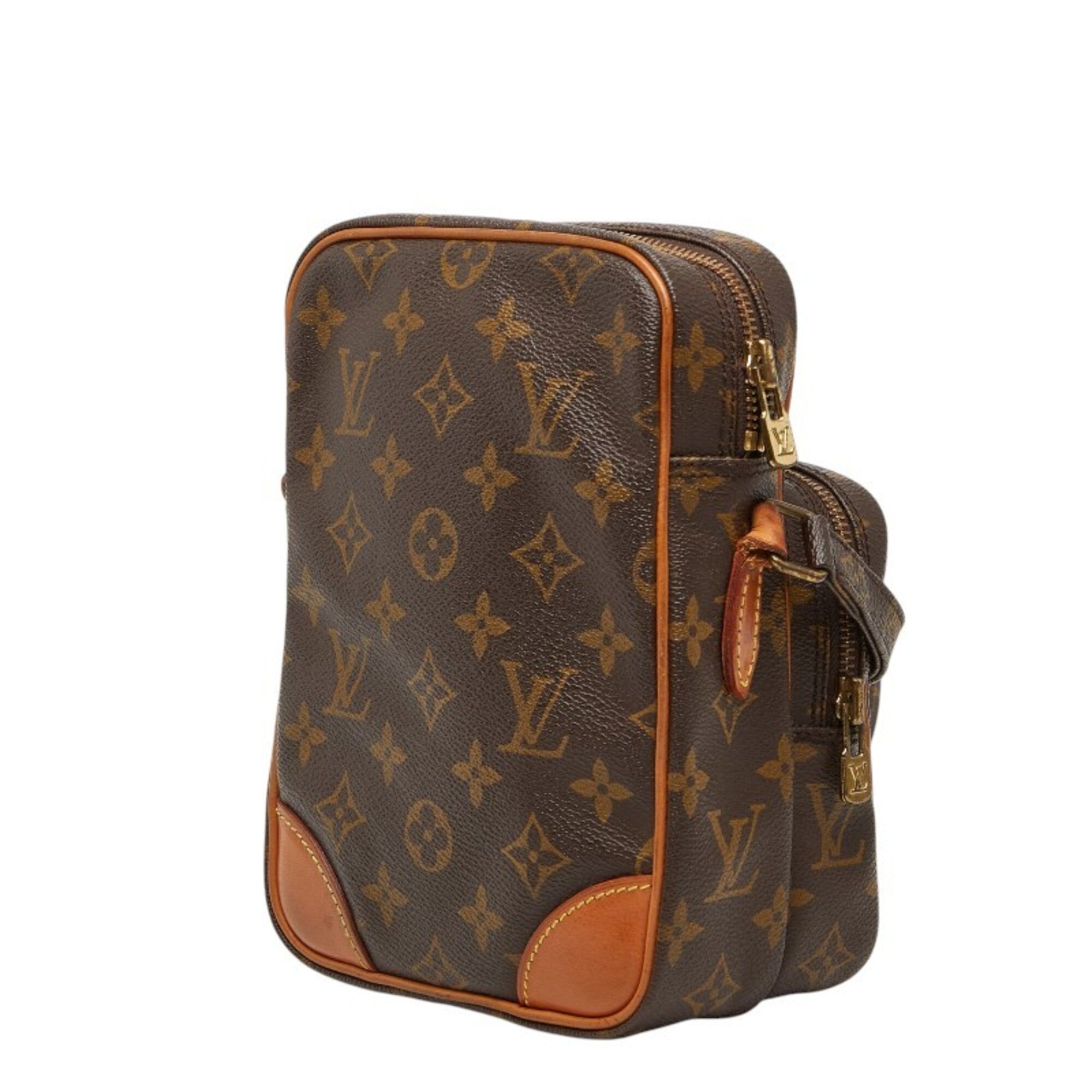 Louis Vuitton Brown Pvc Leather Shoulder Bag (Pre-Owned)