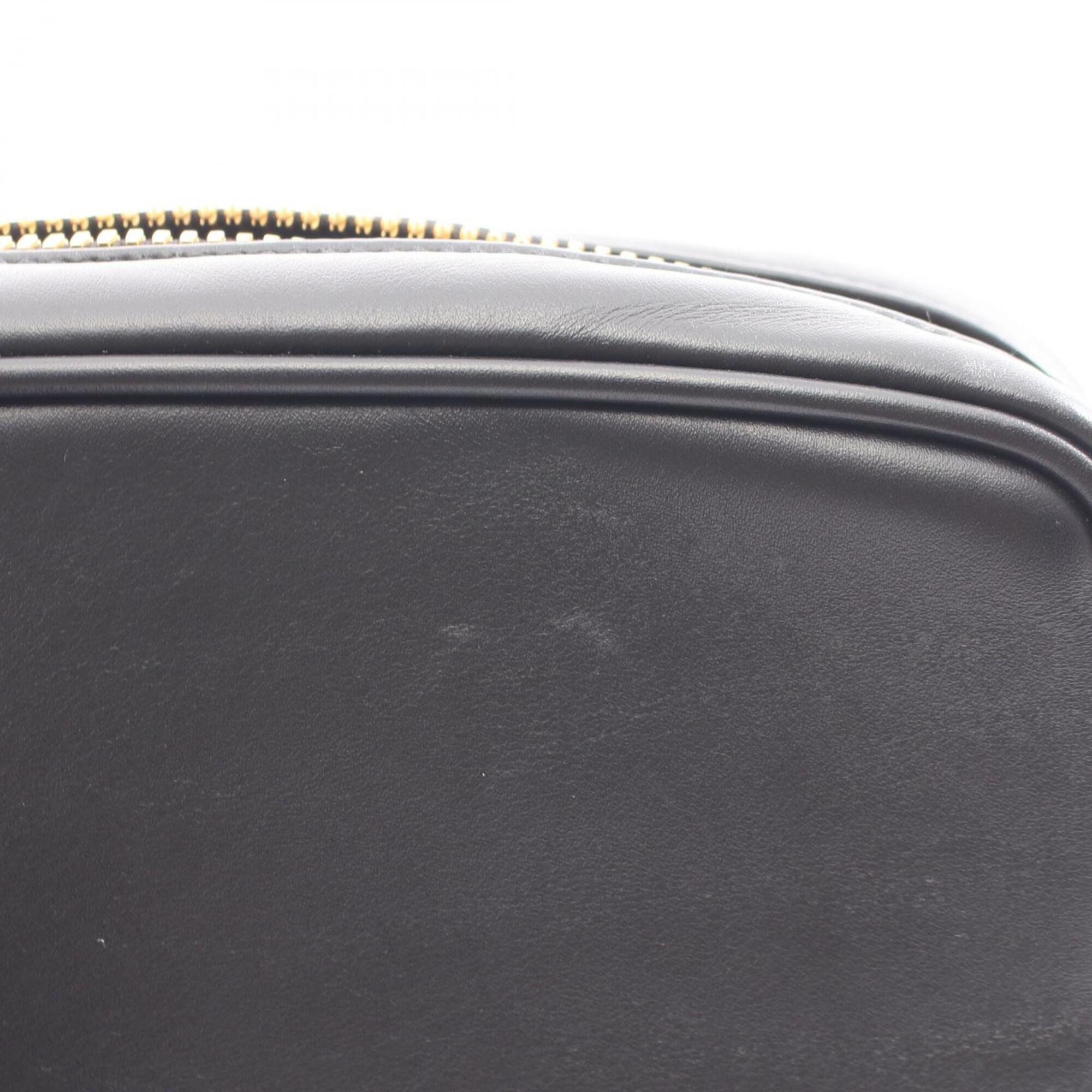 Miu Miu Black Leather Handbag Shoulder Bag (Pre-Owned)